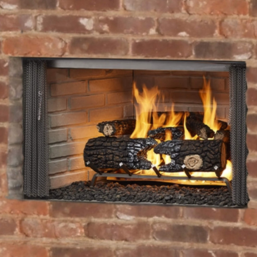 Majestic Villawood 42-Inch Traditional Refractory Outdoor Wood Burning Fireplace [ODVILLA-42T-B] (SAK14358) – SAKSBY WHOLESAL