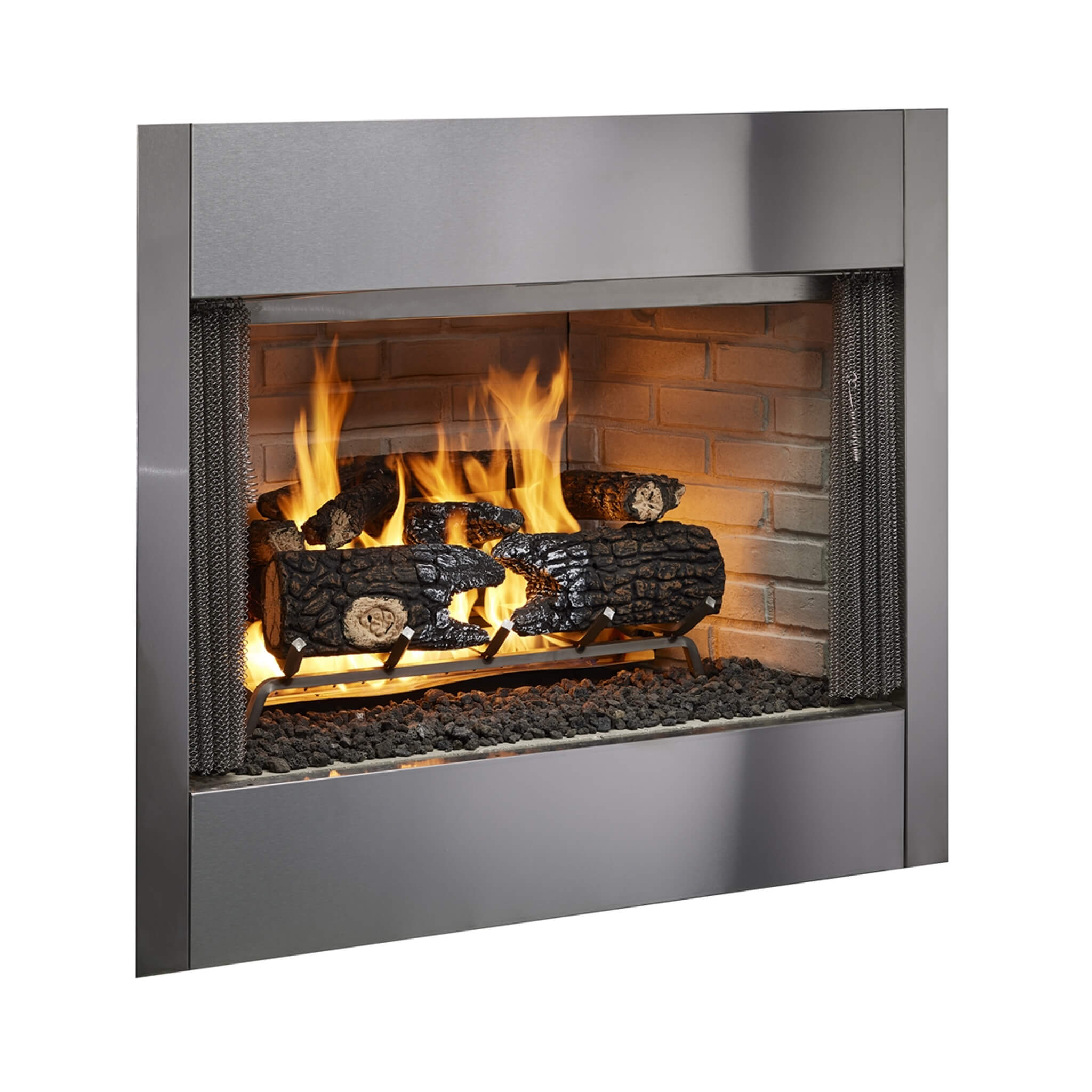 Majestic Villawood 42-Inch Traditional Refractory Outdoor Wood Burning Fireplace [ODVILLA-42T-B] (SAK14358) – SAKSBY WHOLESAL