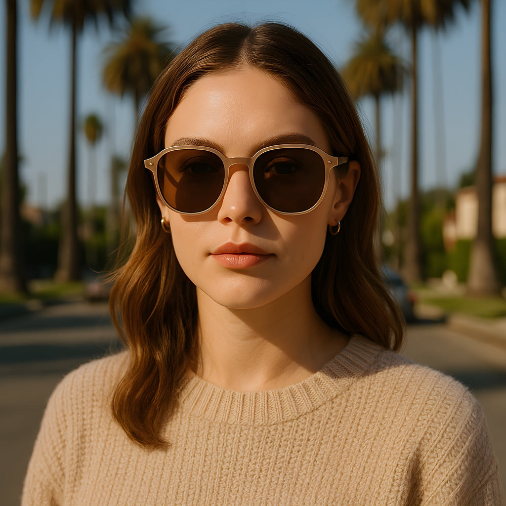 OHO's OHO's SWELL Sunglasses (Color Variant 5) — Oversized Swell Silhouette — lifestyle worn / used context