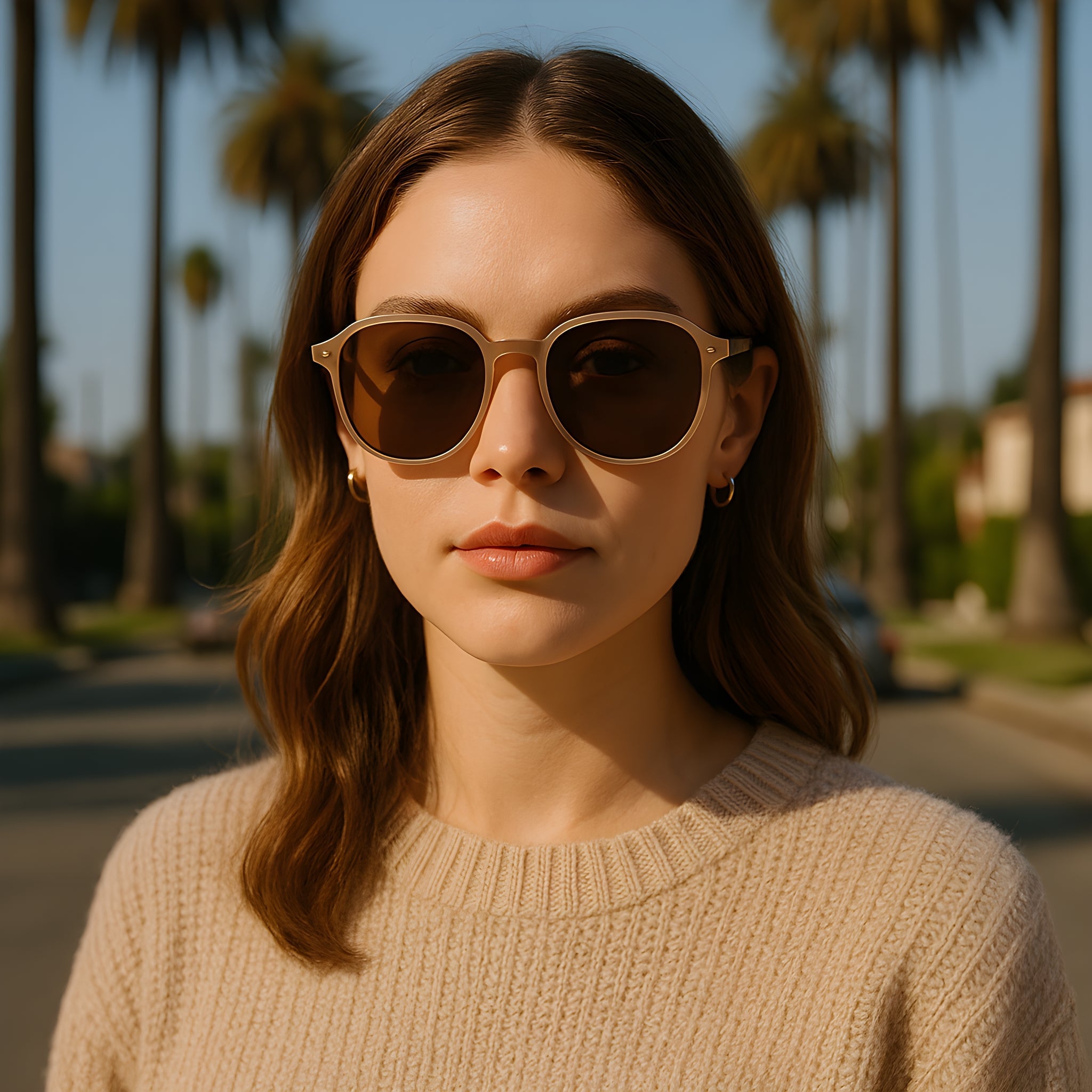 OHO's OHO's SWELL Sunglasses (Color Variant 5) — Oversized Swell Silhouette — lifestyle worn / used context