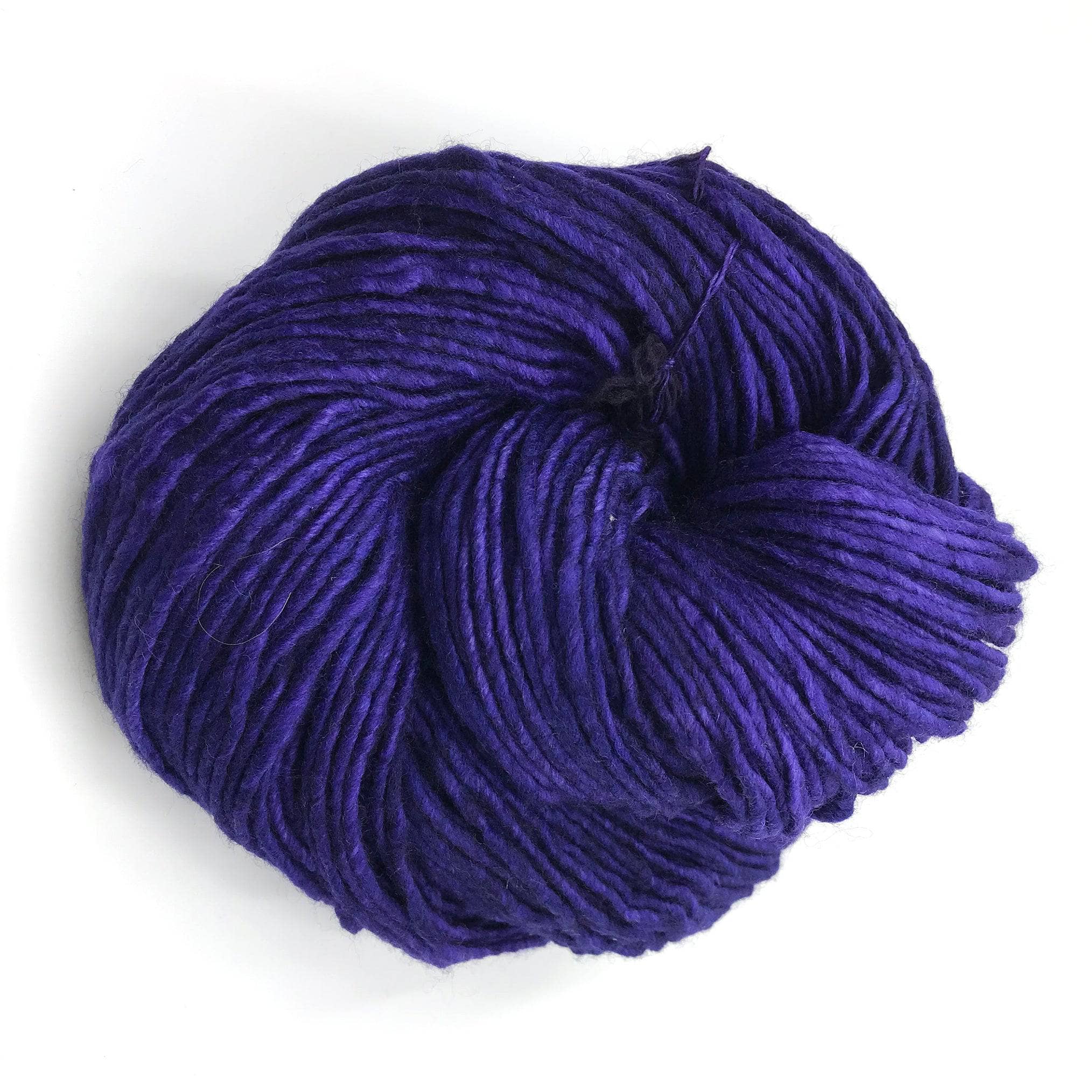 Darn Good Yarn Darn Good Yarn Malabrigo Worsted Yarn — Darn Good Yarn branding close-up