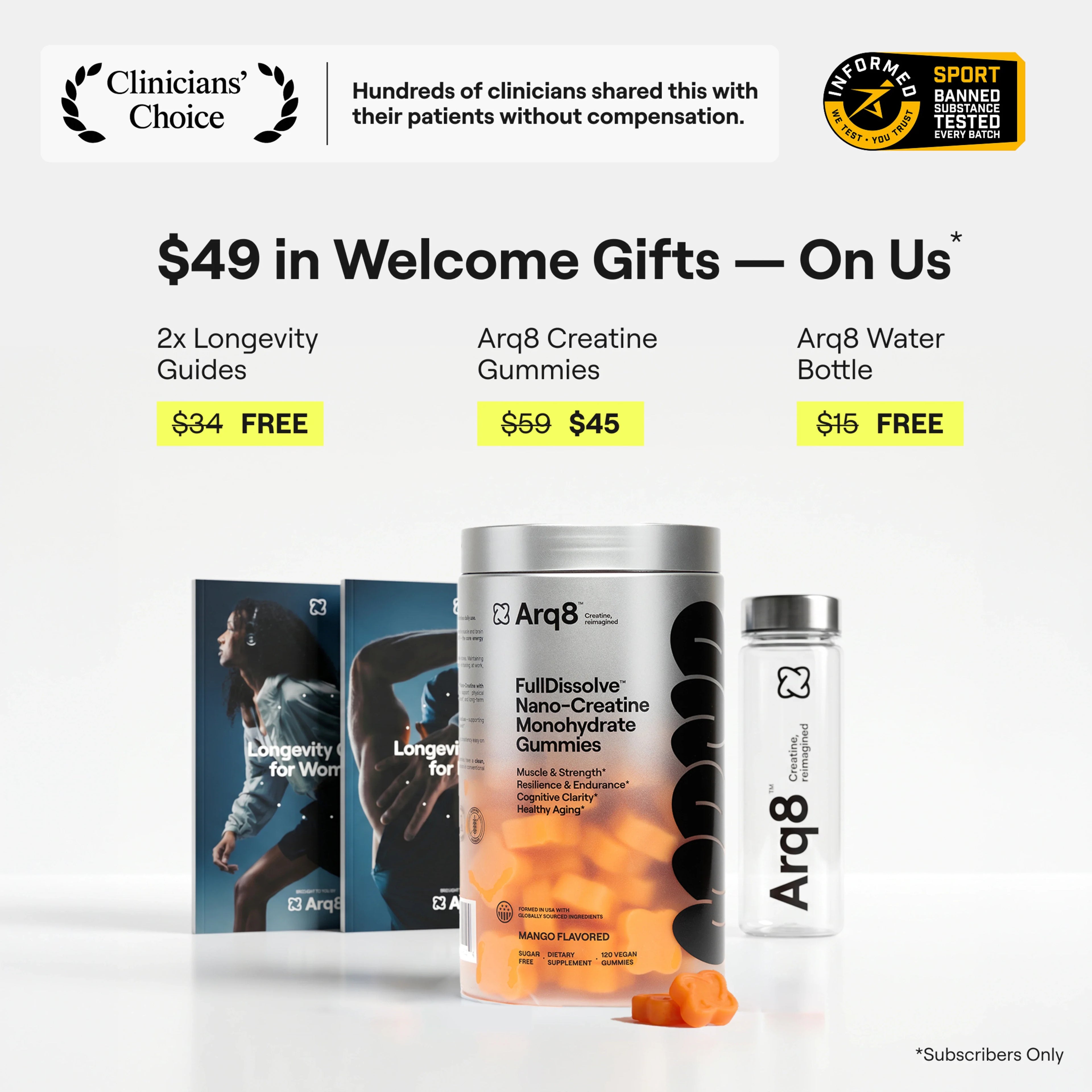 Arq8™ Creatine Monohydrate Gummies, view 17