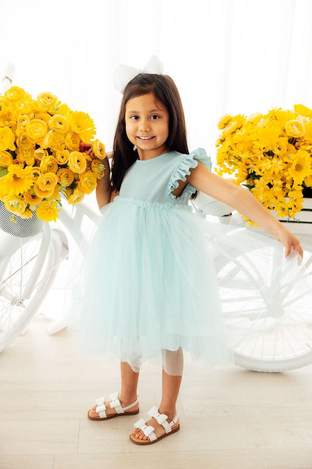 Mila & Rose ® Sage Shimmer Tutu Dress — main product shot