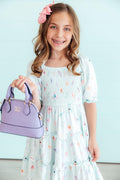 Mila & Rose ® Butterfly Ballet Smocked Ruffle Dress — main product shot