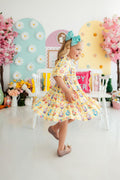 Mila & Rose ® Easter Picnic Smocked Ruffle Dress — main product shot