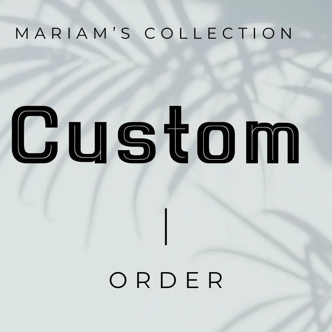 Mariam's Collection Mariam's Collection Mariam's Colection Custom Clothing — main product shot
