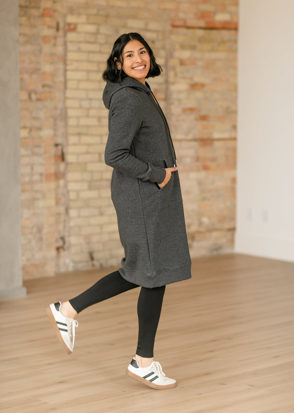 Inherit Co. Marti Sweatshirt Dress - FINAL SALE — flat-lay composition