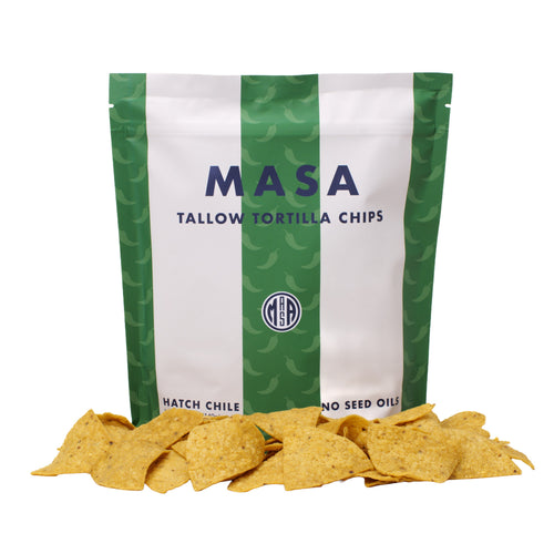 MASA Chips MASA Hatch Chile — detail close-up