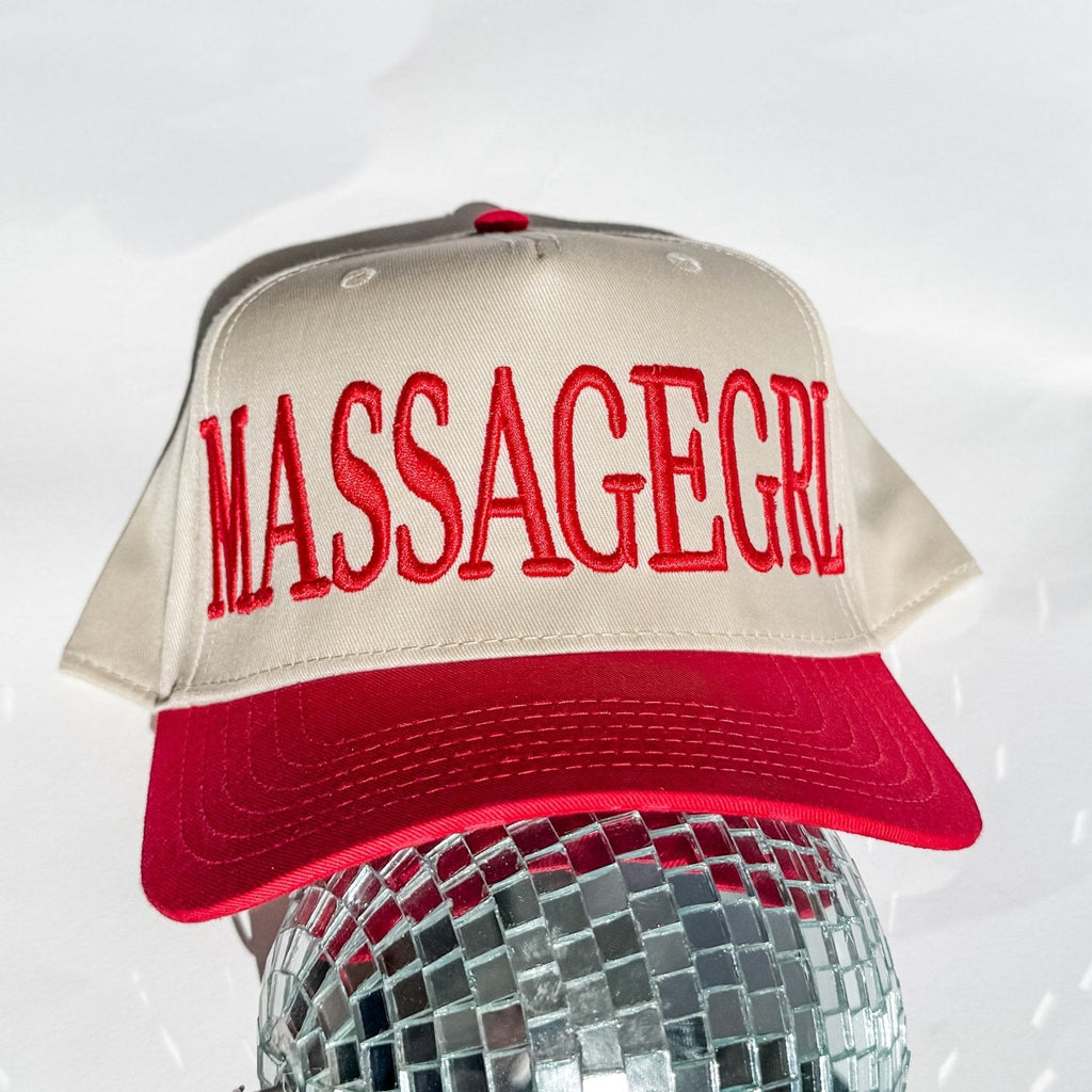 Coco & Rho MASSAGEGRL - Trucker Hat — lifestyle context