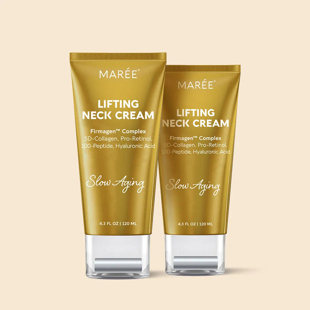 Maree Collagen Neck Firming Cream Massager — comparison shot
