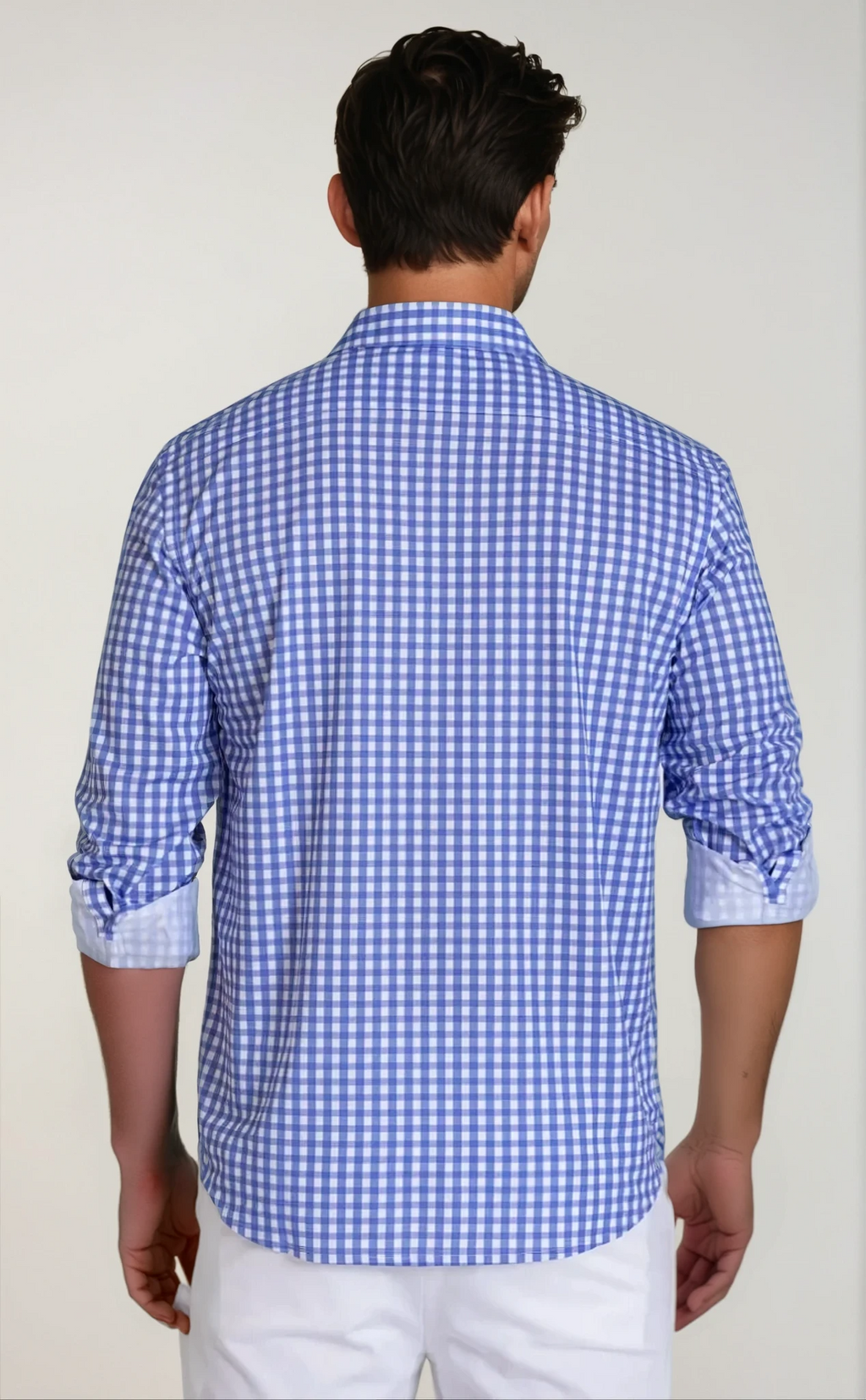 Buki Mauro Dress Shirt 2-Pack - Teal/Blue — back view