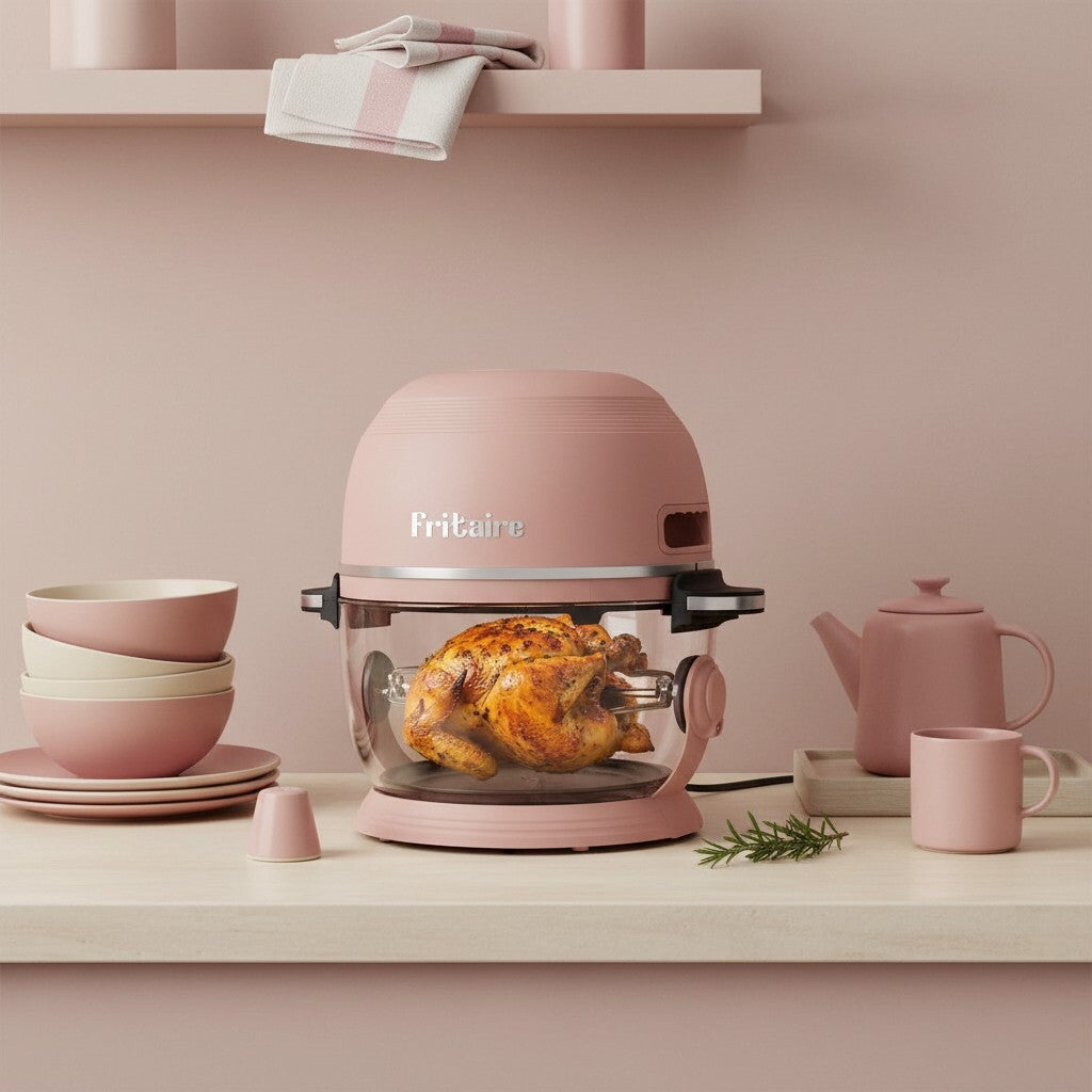 Self-Cleaning Air Fryer™ & Non-Toxic Air Fryer™ - Mauve Rose – Fritaire, view 3