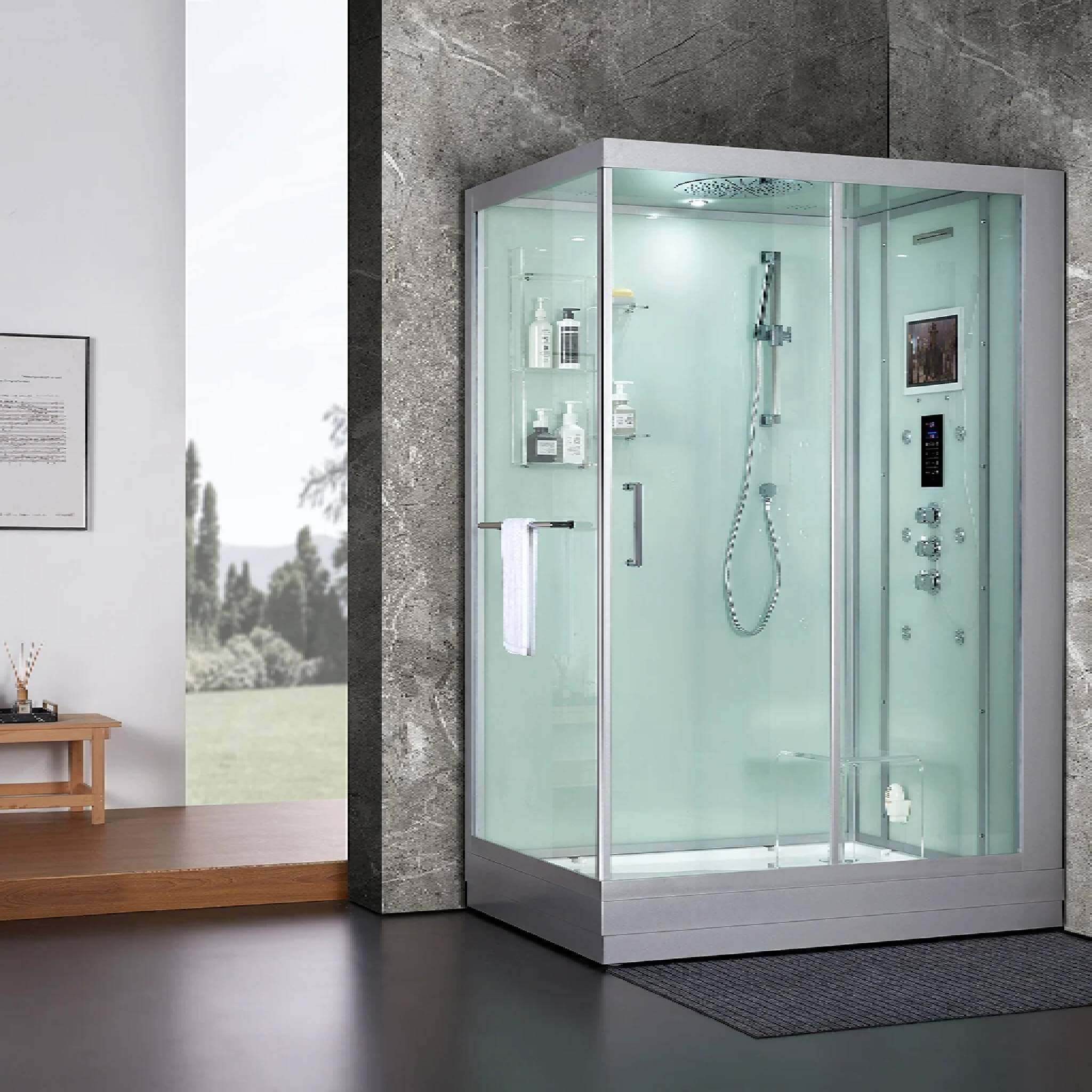 Maya Bath Platinum Anzio Steam Shower With Ozone Sterilization System (SAK15942) – SAKSBY WHOLESALE, view 5