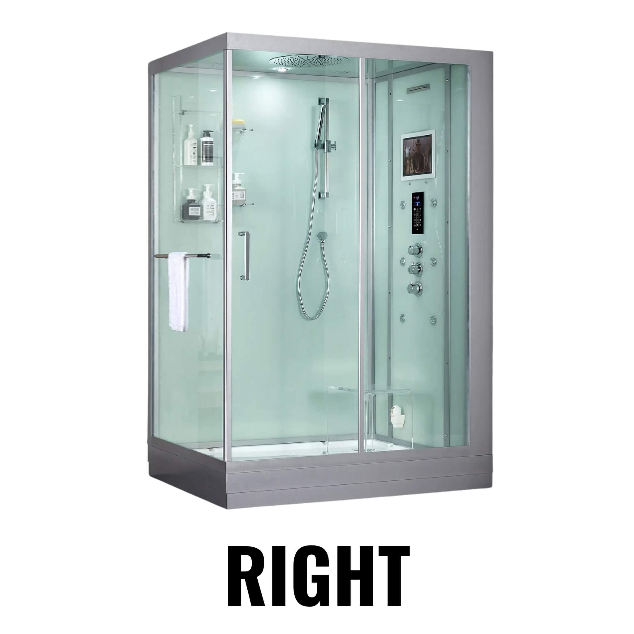 Maya Bath Platinum Anzio Steam Shower With Ozone Sterilization System (SAK15942) – SAKSBY WHOLESALE, view 4