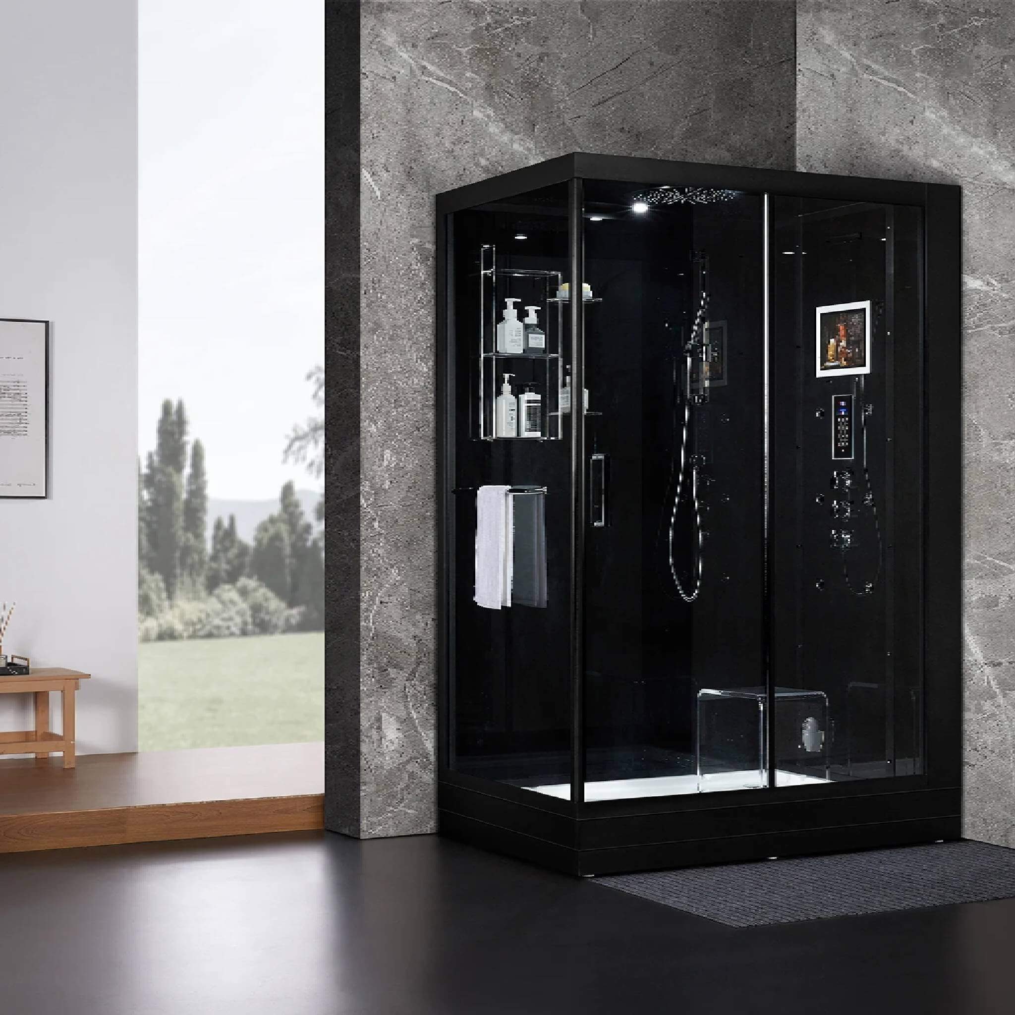 Maya Bath Platinum Anzio Steam Shower With Ozone Sterilization System (SAK15942) – SAKSBY WHOLESALE, view 6