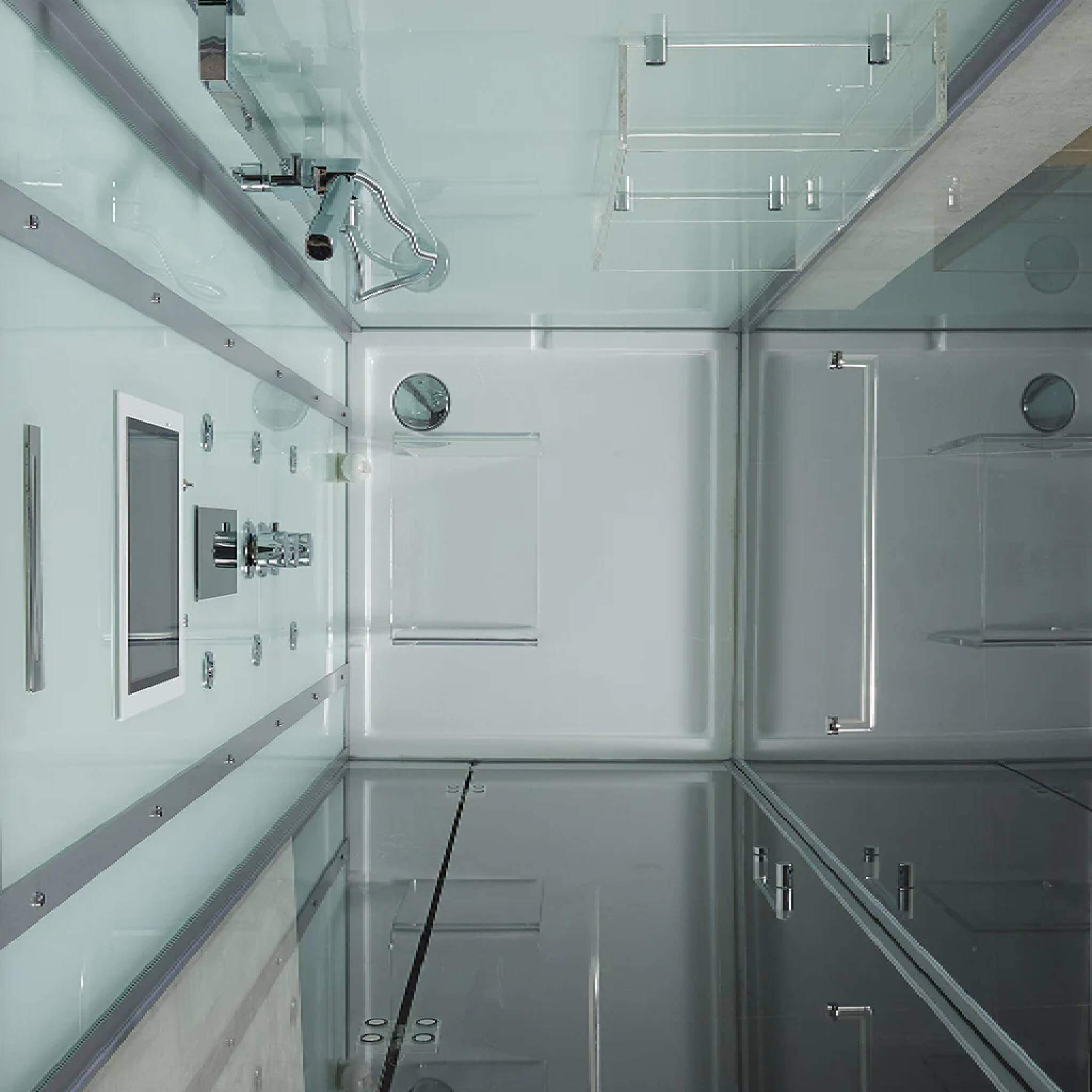 Maya Bath Platinum Arrezo Steam Shower With Rainfall Ceiling Shower (SAK75924) – SAKSBY WHOLESALE, view 9