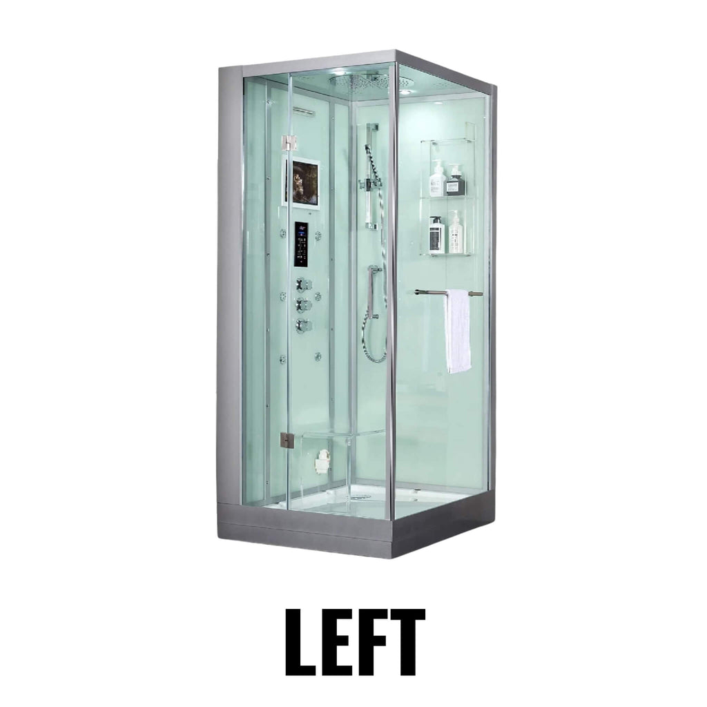 Maya Bath Platinum Arrezo Steam Shower With Rainfall Ceiling Shower (SAK75924) – SAKSBY WHOLESALE, view 3
