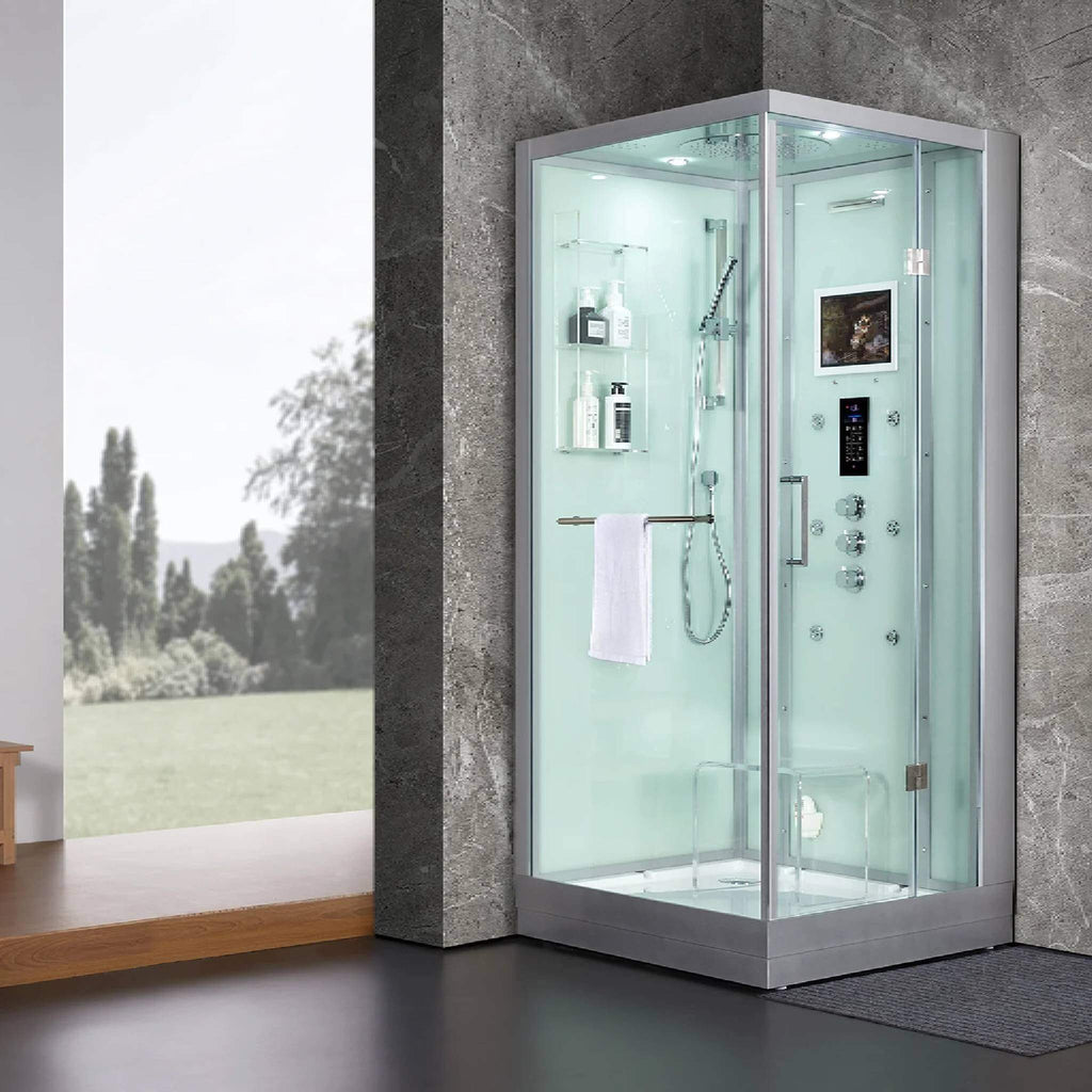Maya Bath Platinum Arrezo Steam Shower With Rainfall Ceiling Shower (SAK75924) – SAKSBY WHOLESALE, view 4