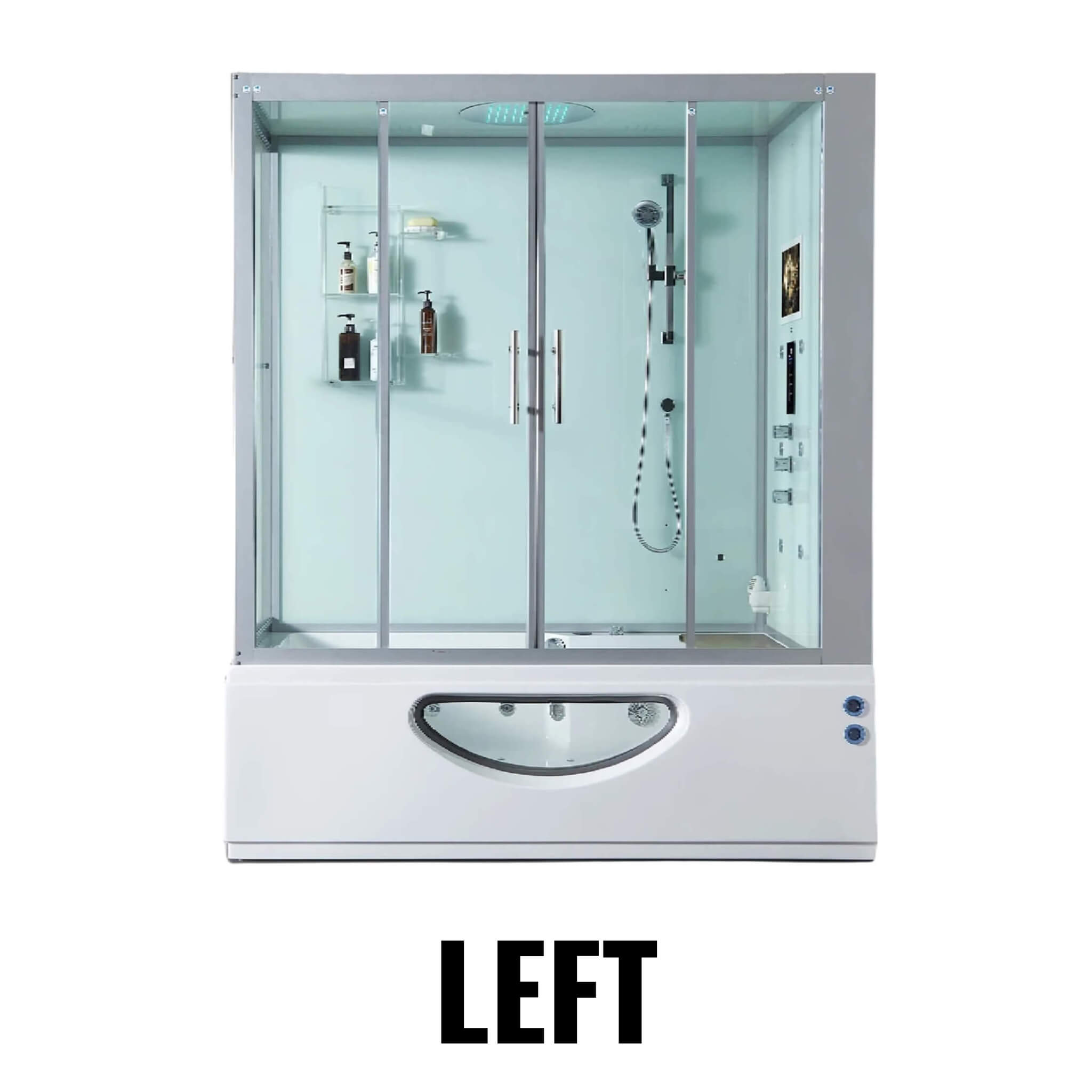 Maya Bath Platinum Catania Steam Shower With 6 Acupuncture Jets (SAK42985) – SAKSBY WHOLESALE, view 3