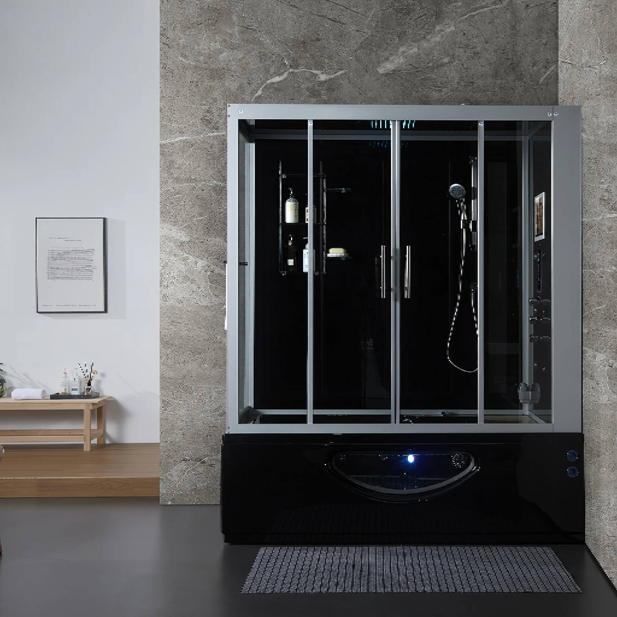 Maya Bath Platinum Catania Steam Shower With 6 Acupuncture Jets (SAK42985) – SAKSBY WHOLESALE, view 21