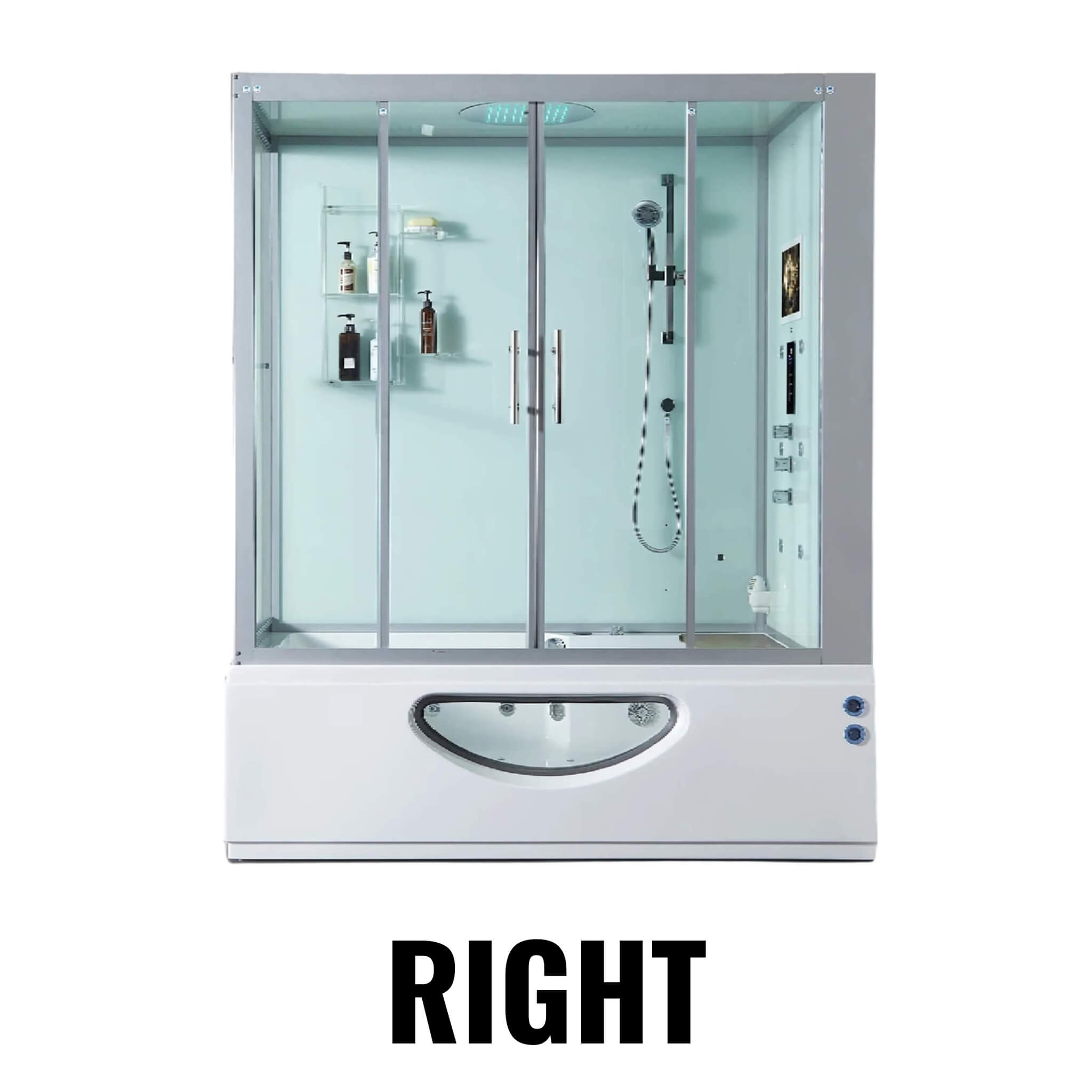 Maya Bath Platinum Catania Steam Shower With 6 Acupuncture Jets (SAK42985) – SAKSBY WHOLESALE, view 4
