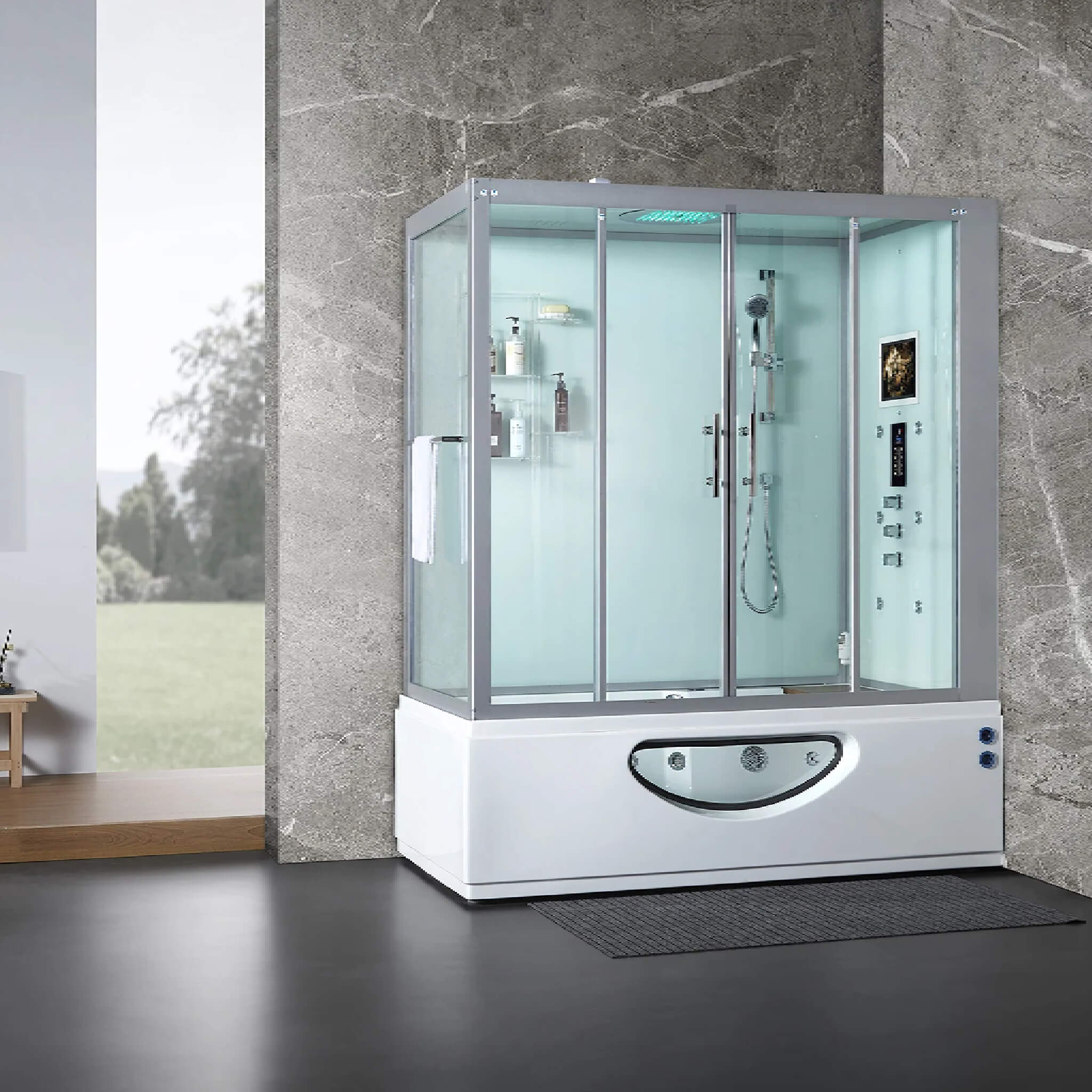 Maya Bath Platinum Catania Steam Shower With 6 Acupuncture Jets (SAK42985) – SAKSBY WHOLESALE, view 20