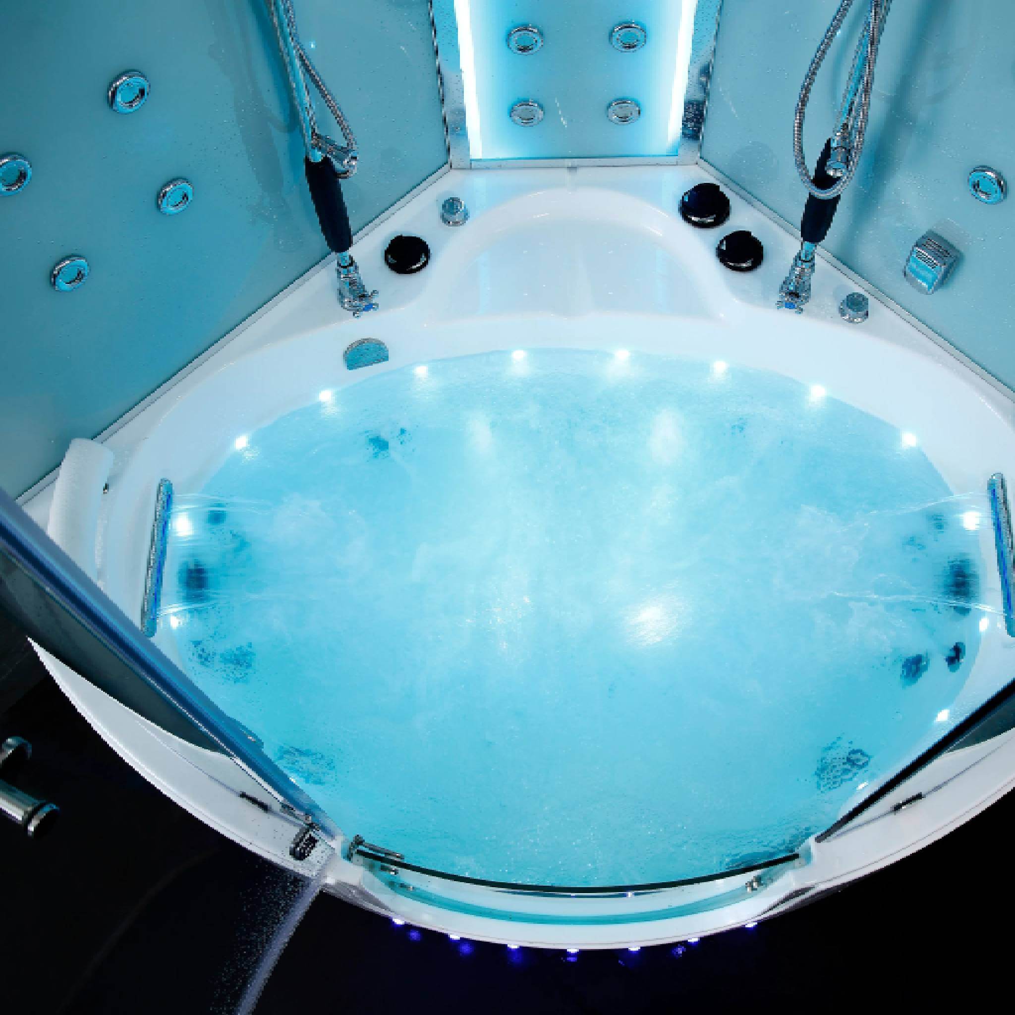 Maya Bath Platinum Comfort Steam Shower With Whirlpool Bathtub [2025 Edition] (SAK93561) – SAKSBY WHOLESALE, view 7