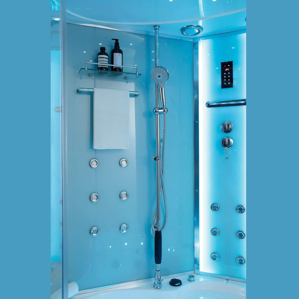 Maya Bath Platinum Comfort Steam Shower With Whirlpool Bathtub [2025 Edition] (SAK93561) – SAKSBY WHOLESALE, view 12