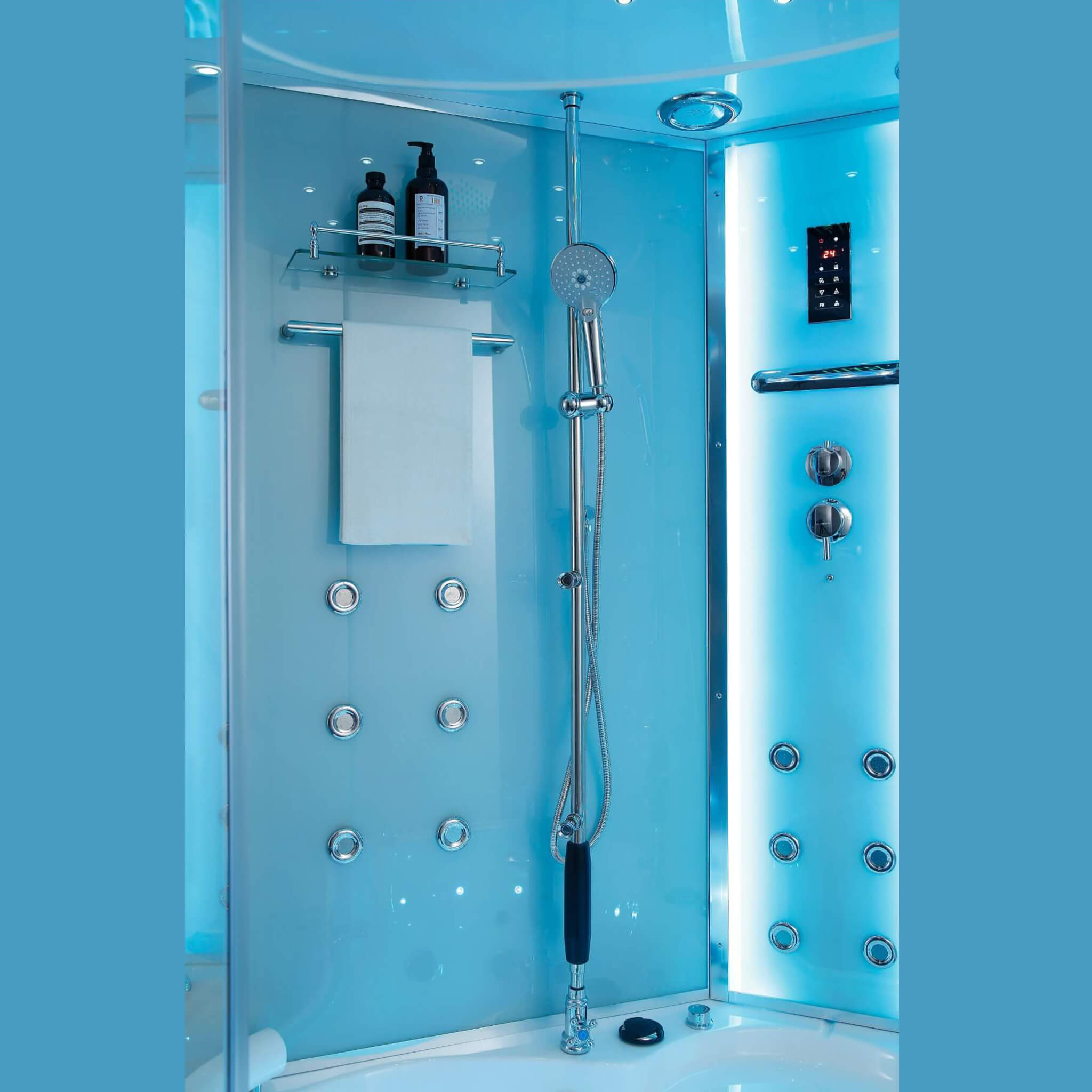 Maya Bath Platinum Comfort Steam Shower With Whirlpool Bathtub [2025 Edition] (SAK93561) – SAKSBY WHOLESALE, view 12