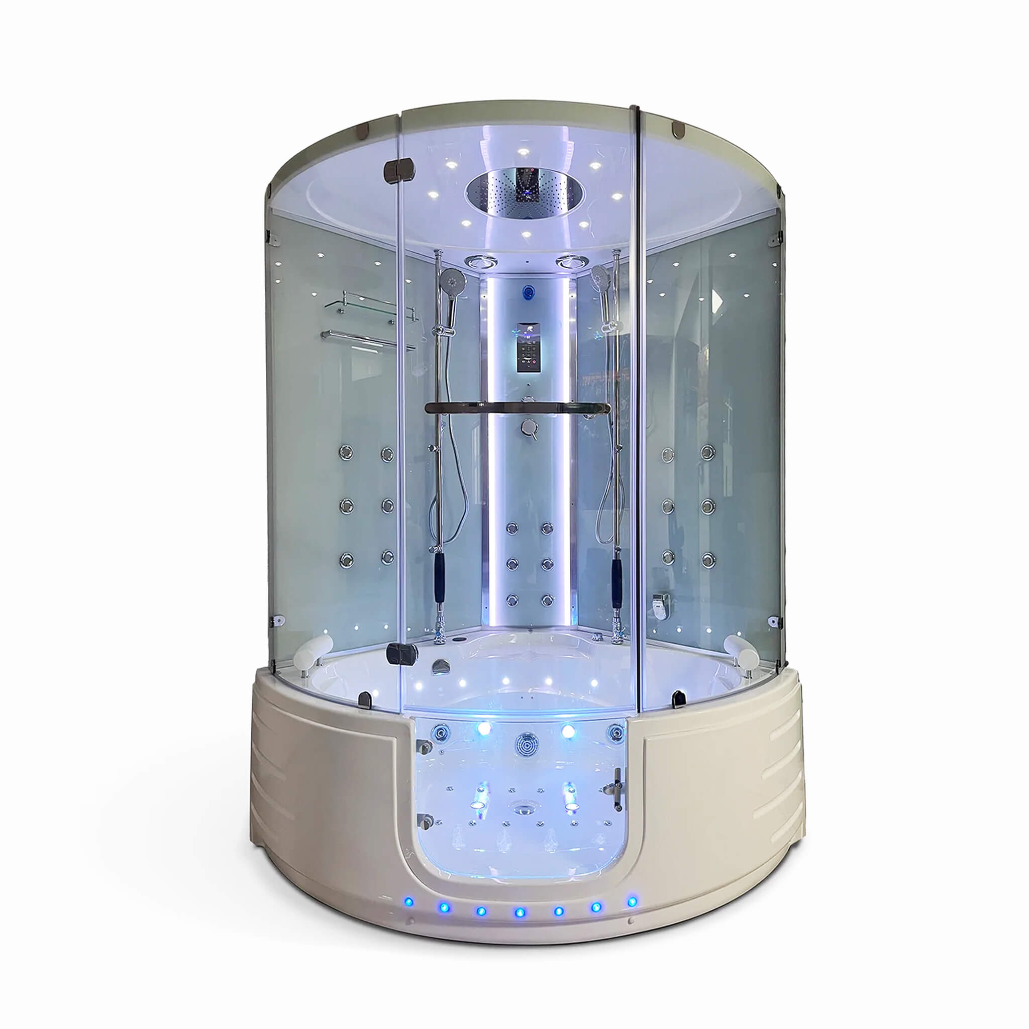 Maya Bath Platinum Comfort Steam Shower With Whirlpool Bathtub [2025 Edition] (SAK93561) – SAKSBY WHOLESALE