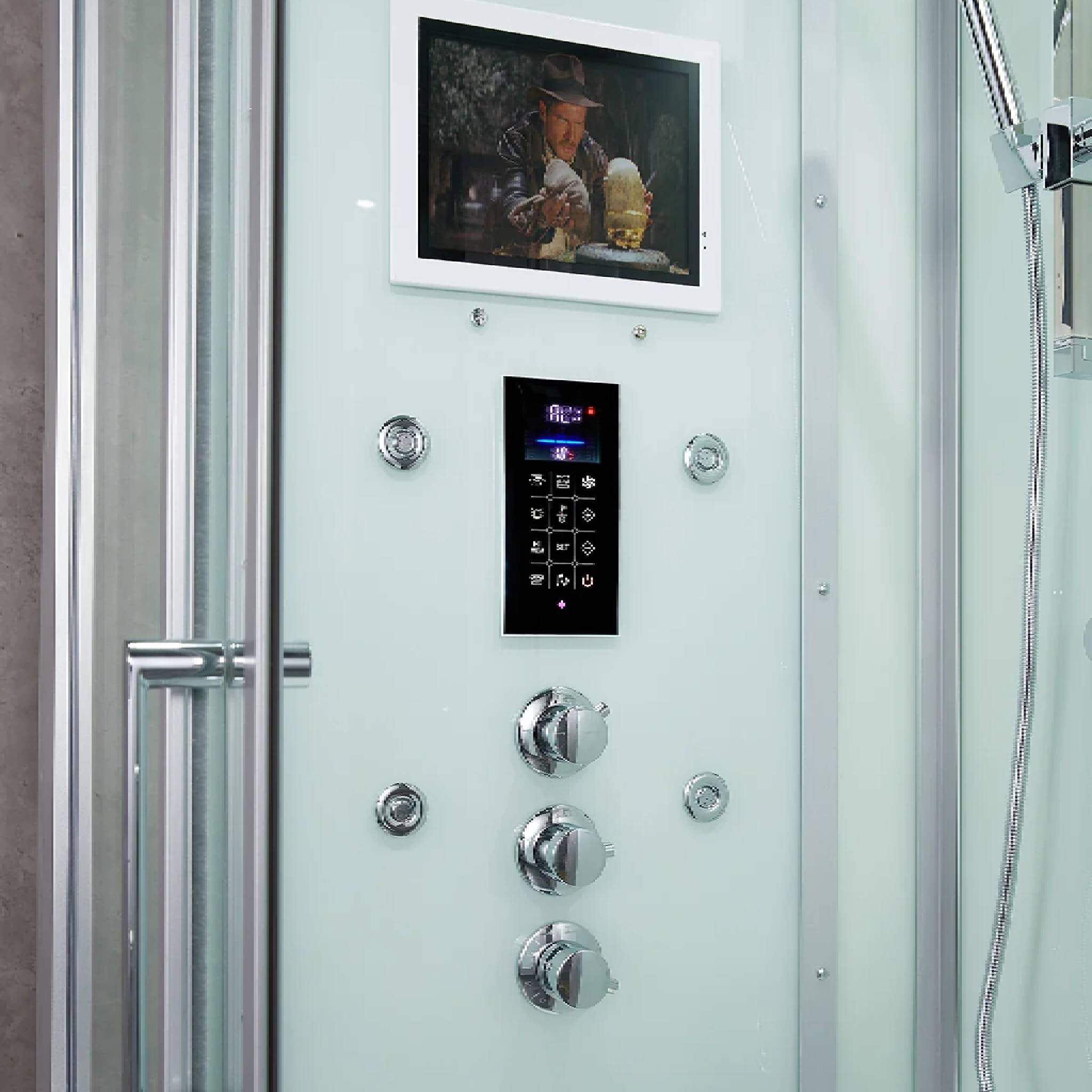Maya Bath Platinum Lucca Steam Shower With LCD Touchscreen Controls (SAK27483) – SAKSBY WHOLESALE, view 7