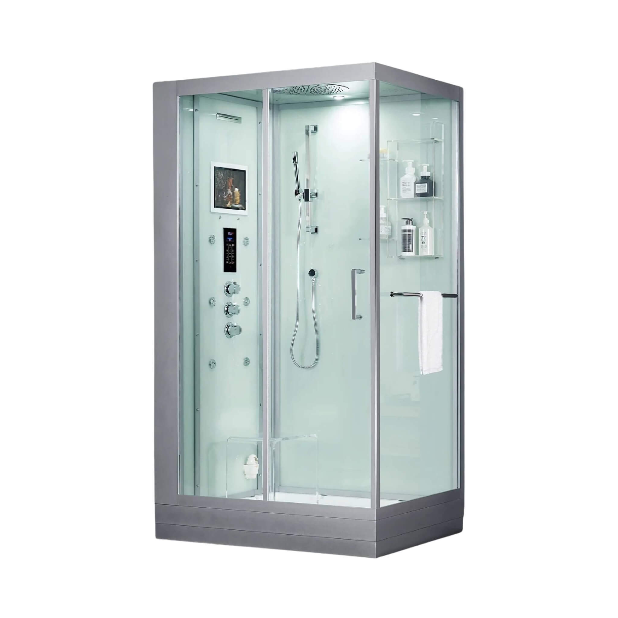 Maya Bath Platinum Lucca Steam Shower With LCD Touchscreen Controls (SAK27483) – SAKSBY WHOLESALE
