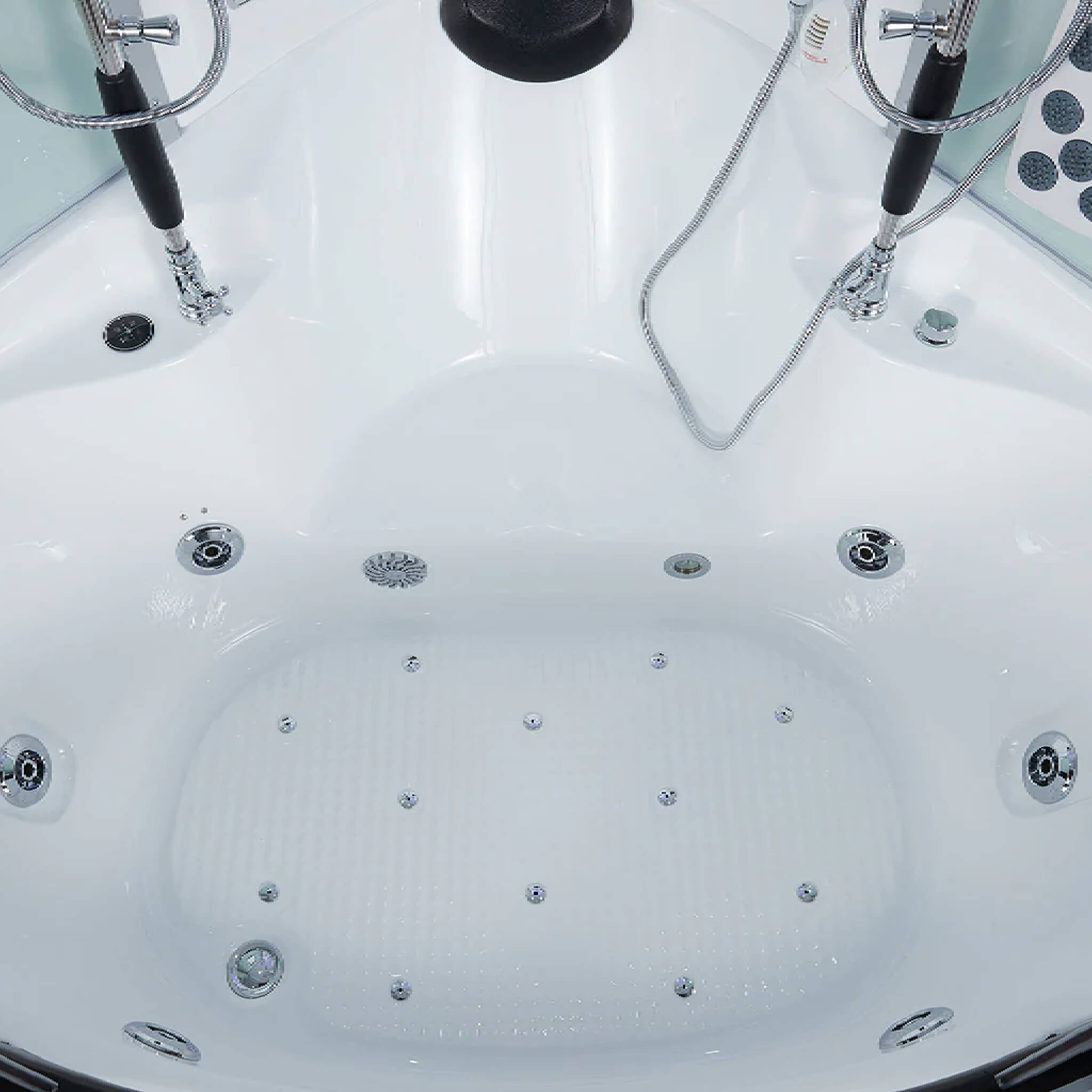Maya Bath Platinum Superior Steam Shower With Foot Massager (SAK57392) – SAKSBY WHOLESALE, view 4