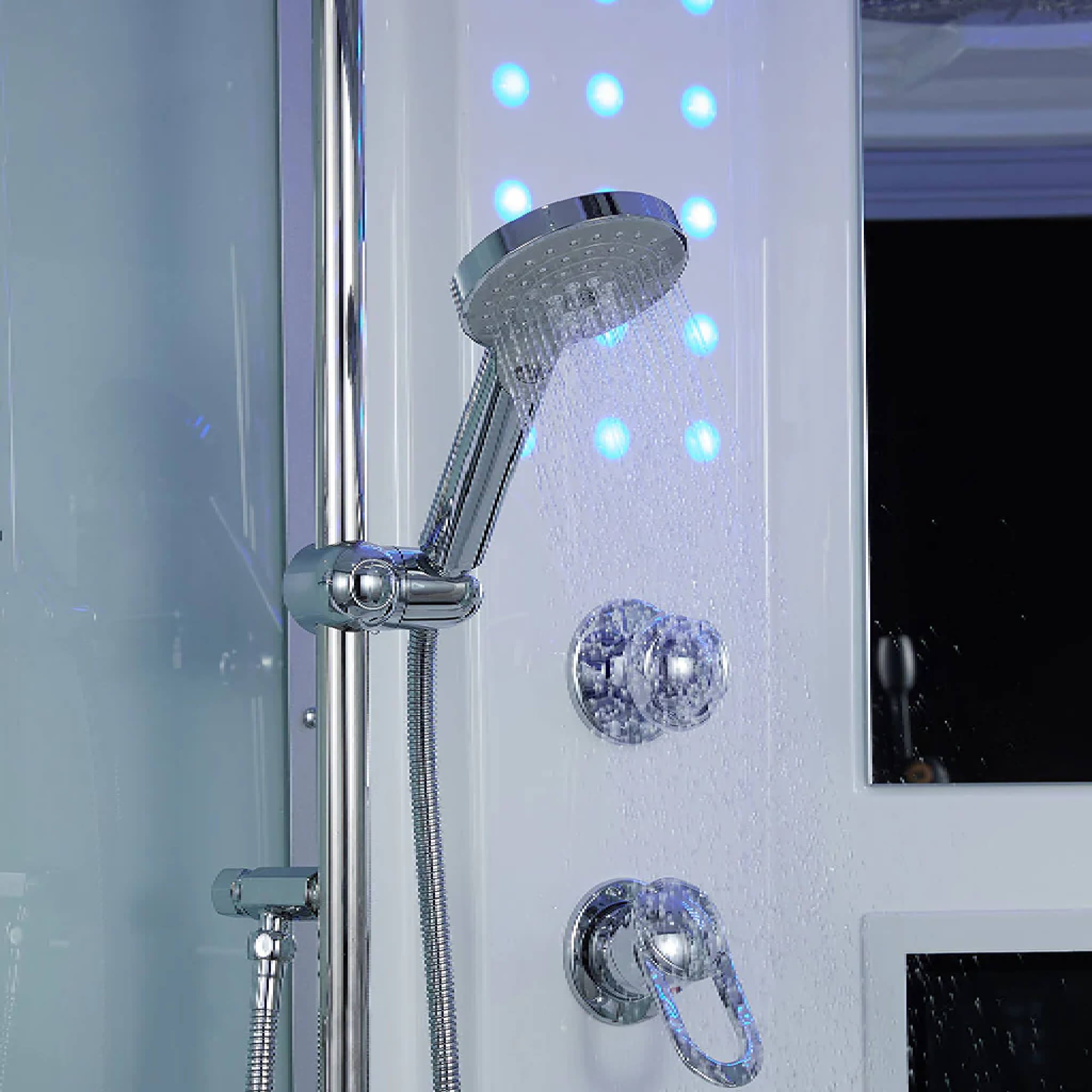 Maya Bath Platinum Superior Steam Shower With Foot Massager (SAK57392) – SAKSBY WHOLESALE, view 8
