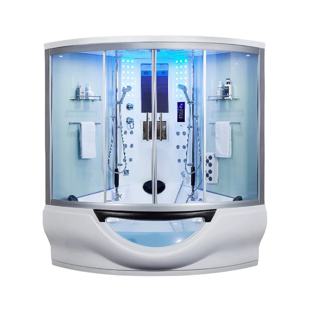 Maya Bath Platinum Superior Steam Shower With Foot Massager (SAK57392) – SAKSBY WHOLESALE