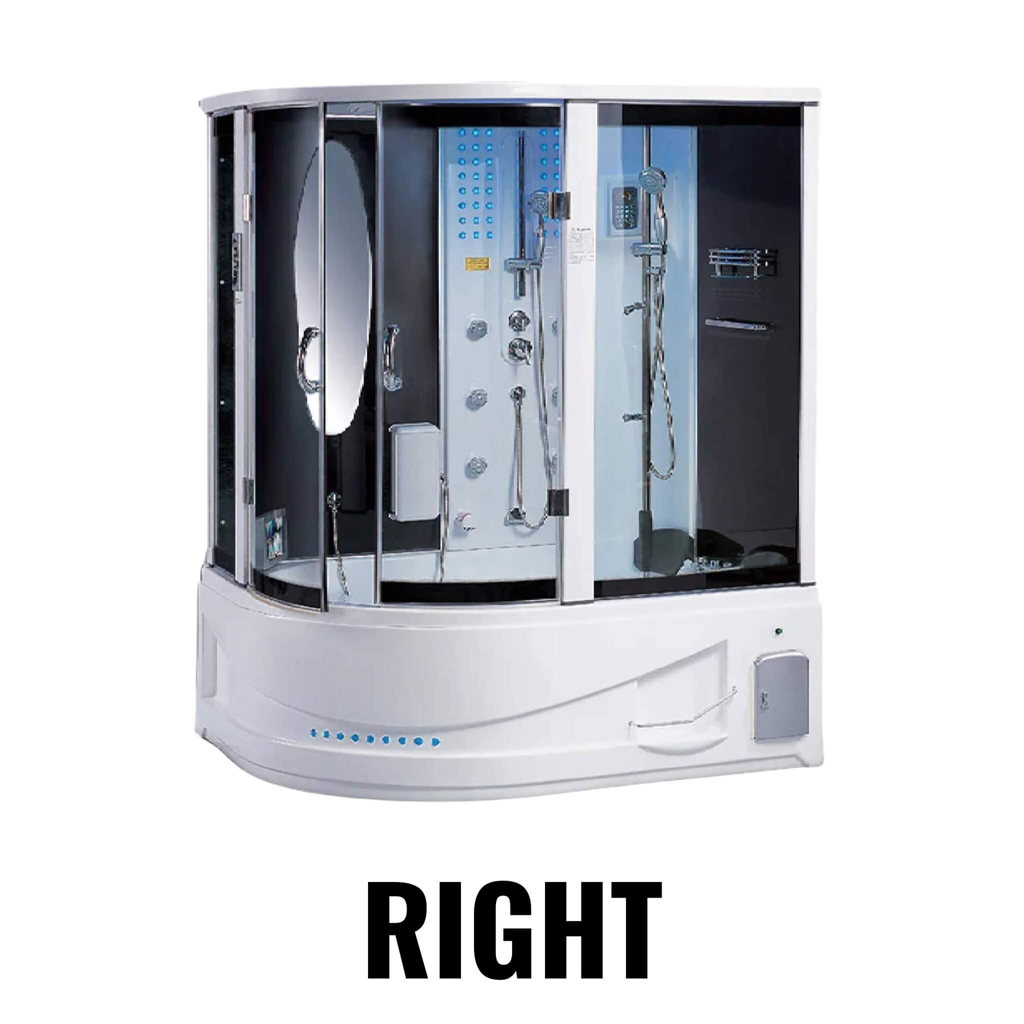 Maya Bath Siena Steam Shower With 10 Acupuncture Jets (SAK31847) – SAKSBY WHOLESALE, view 4