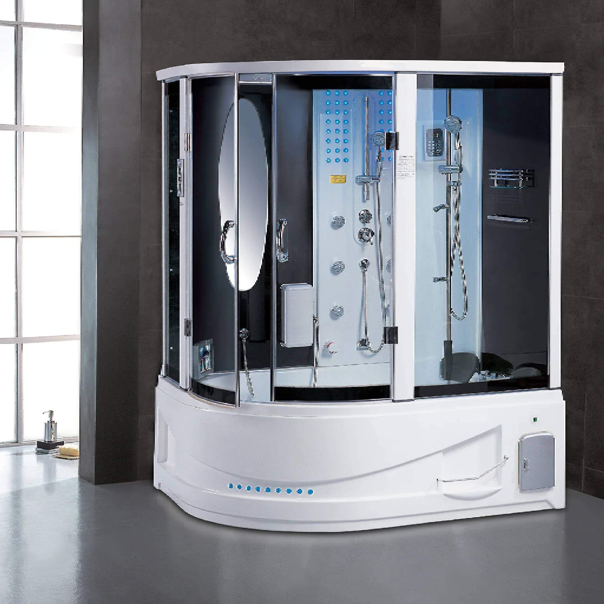 Maya Bath Siena Steam Shower With 10 Acupuncture Jets (SAK31847) – SAKSBY WHOLESALE, view 6
