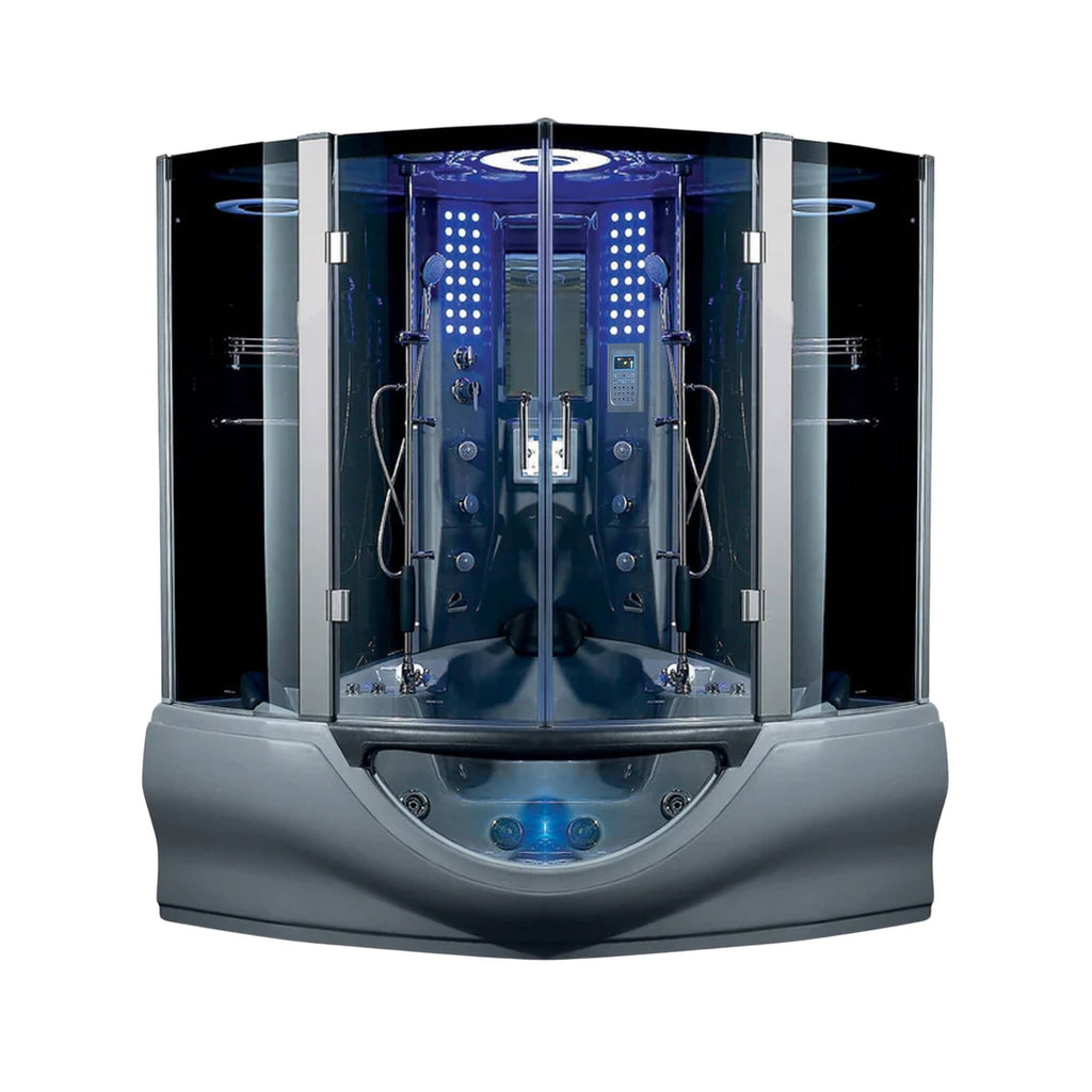 Maya Bath Valencia Steam Shower Massage Bathtub With LCD TV (SAK20479) – SAKSBY WHOLESALE