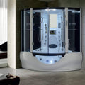 Maya Bath Valencia Steam Shower Massage Bathtub With LCD TV (SAK20479) – SAKSBY WHOLESALE, view 3