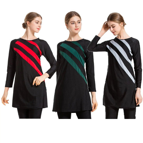 Muslim Women Swimwear, 3pcs Burkini Modest Swimsuit(MB004 )