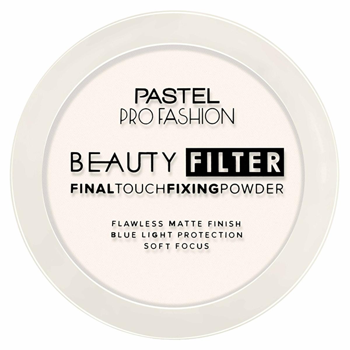 Pastel Profashion Fixing Powder 00 - Shine Control, Long Lasting Makeup, Blue Light Protection, Radiant Skin, Soft Focus Finish