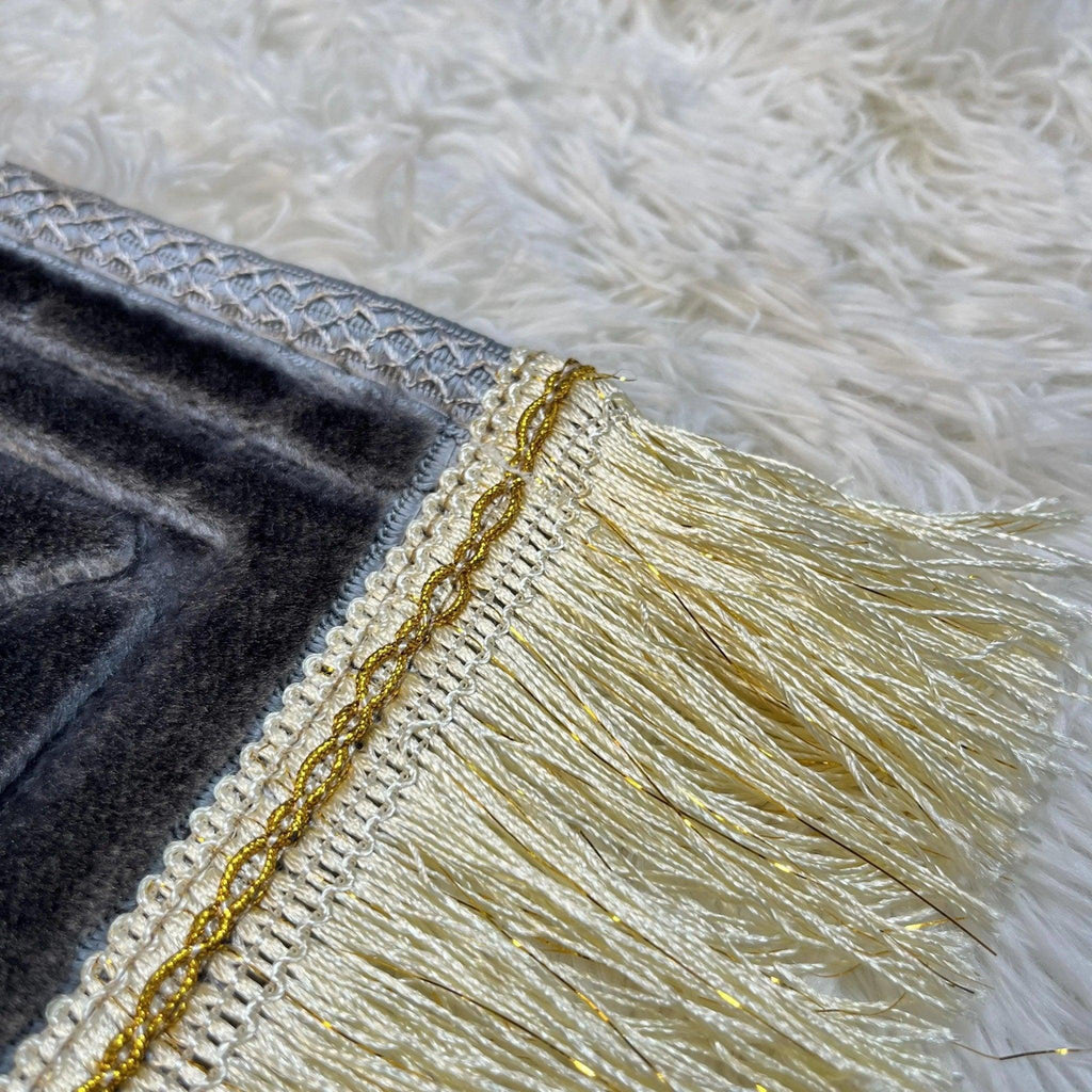 Mariam's Collection Mariam's Collection MC010 Soft Flannel Prayer Mat — lifestyle worn / used context