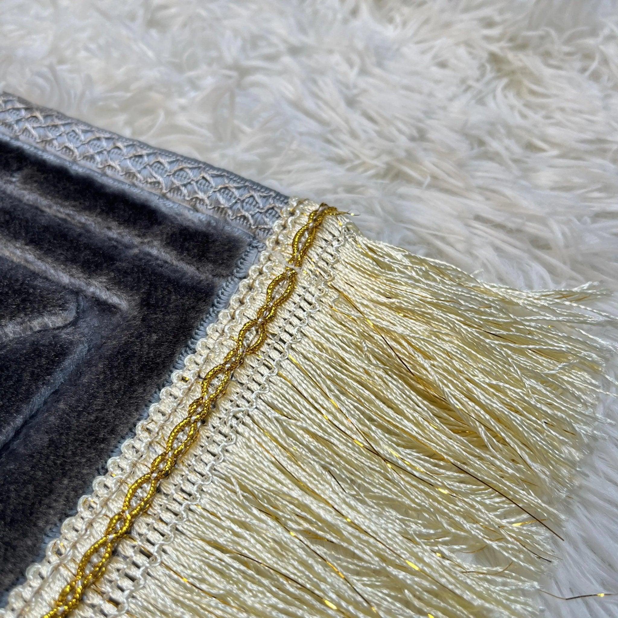 Mariam's Collection Mariam's Collection MC010 Soft Flannel Prayer Mat — lifestyle worn / used context