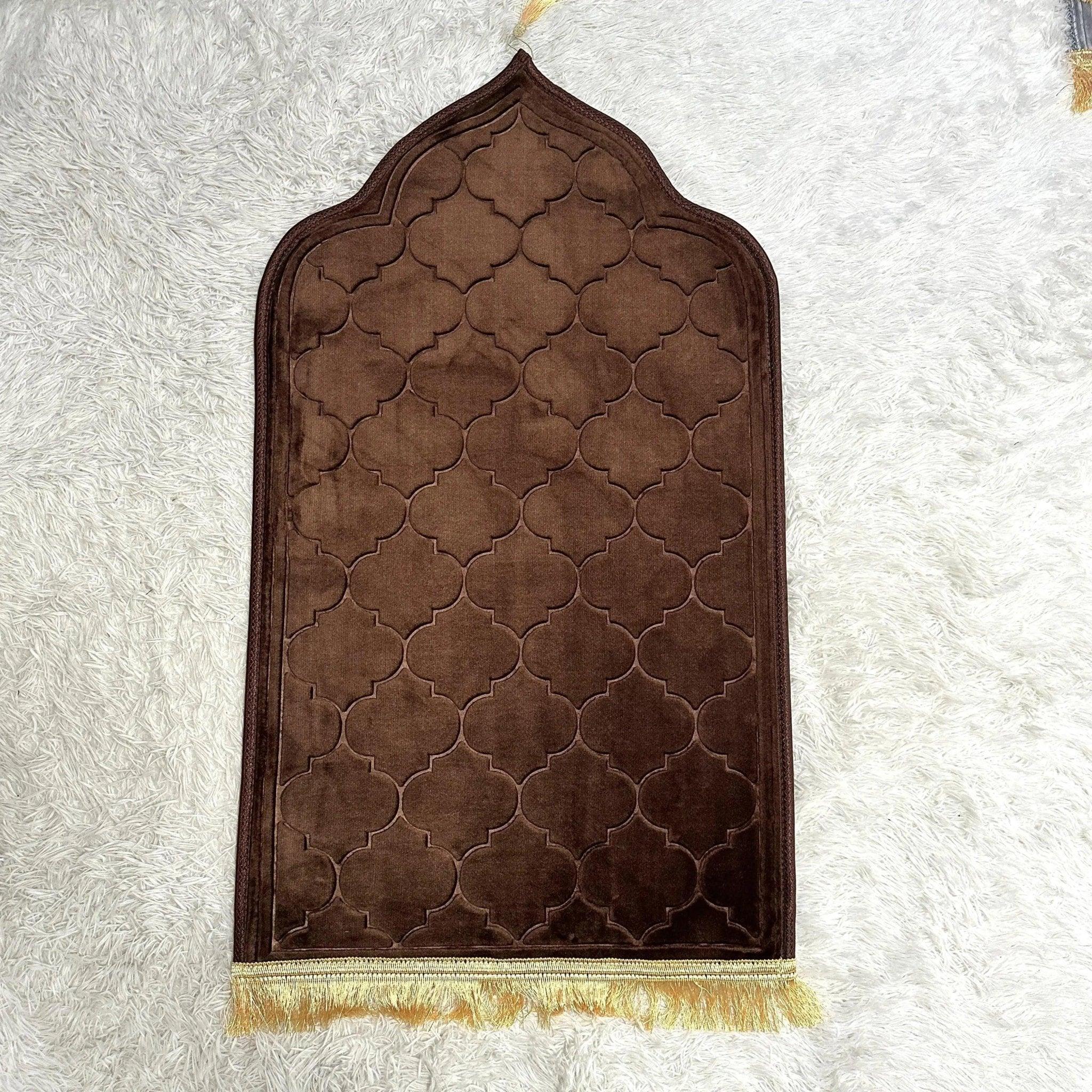 Mariam's Collection Mariam's Collection MC010 Soft Flannel Prayer Mat — flat-lay composition