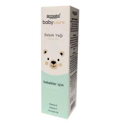 Dermoskin BabyCare Baby Oil - Natural, Non-Greasy Moisturizer for Sensitive Infant Skin - 3.38 fl oz