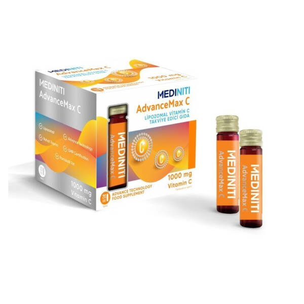 Mediniti AdvanceMax C 1000mg Vitamin C 20 Bottles