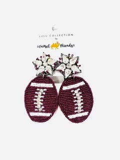 KADOU BOUTIQUE Team Cheering Beaded Earrings — side view