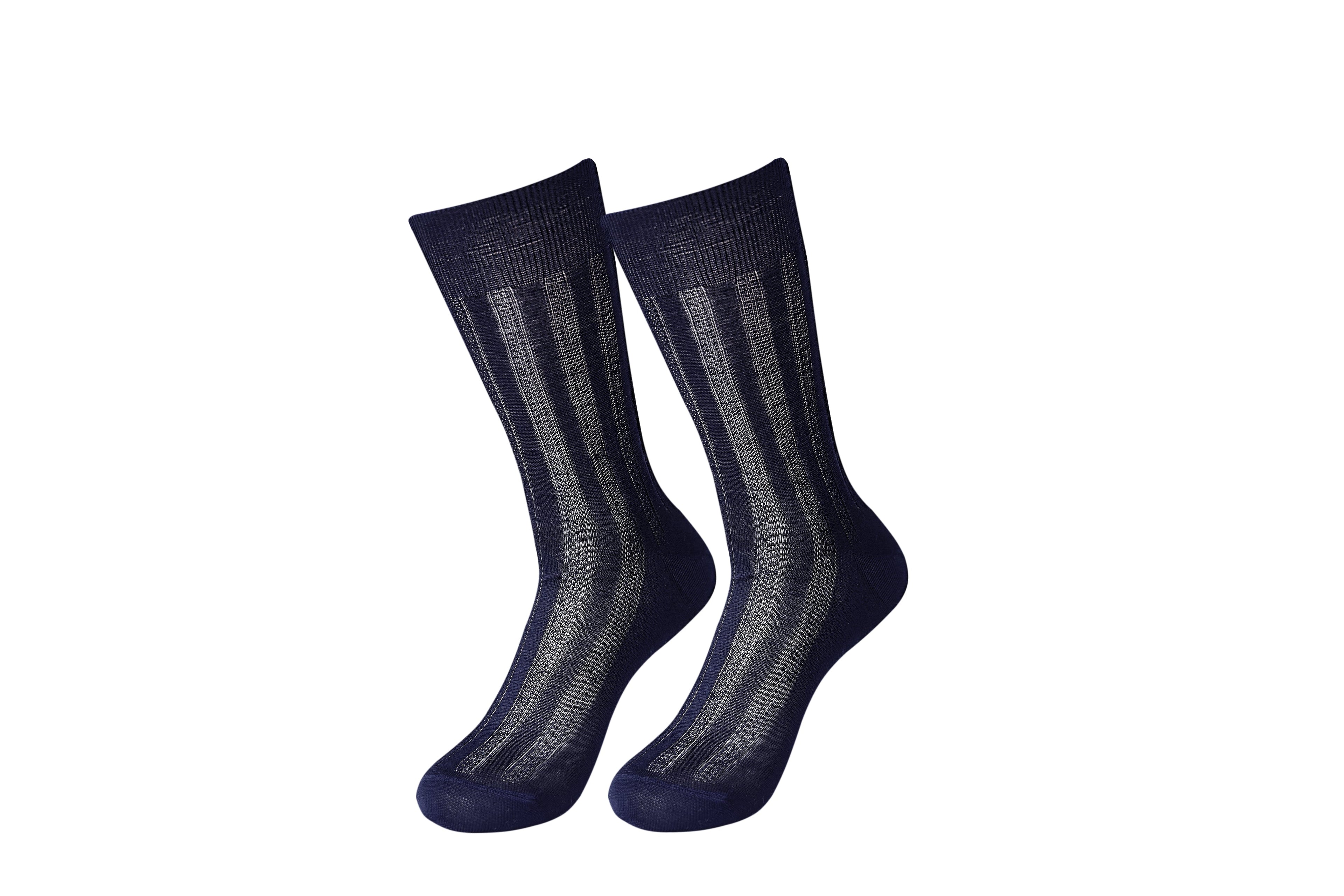 tittimitti tittimitti® 100% Mercerized "Filo di Scozia" Cotton Men's Dress & Trouser Socks. 3-Pack. Made in Italy — lifestyle