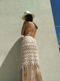 WONENA MENEK · Handmade Macrame Skirt – Revive Gold — main product shot