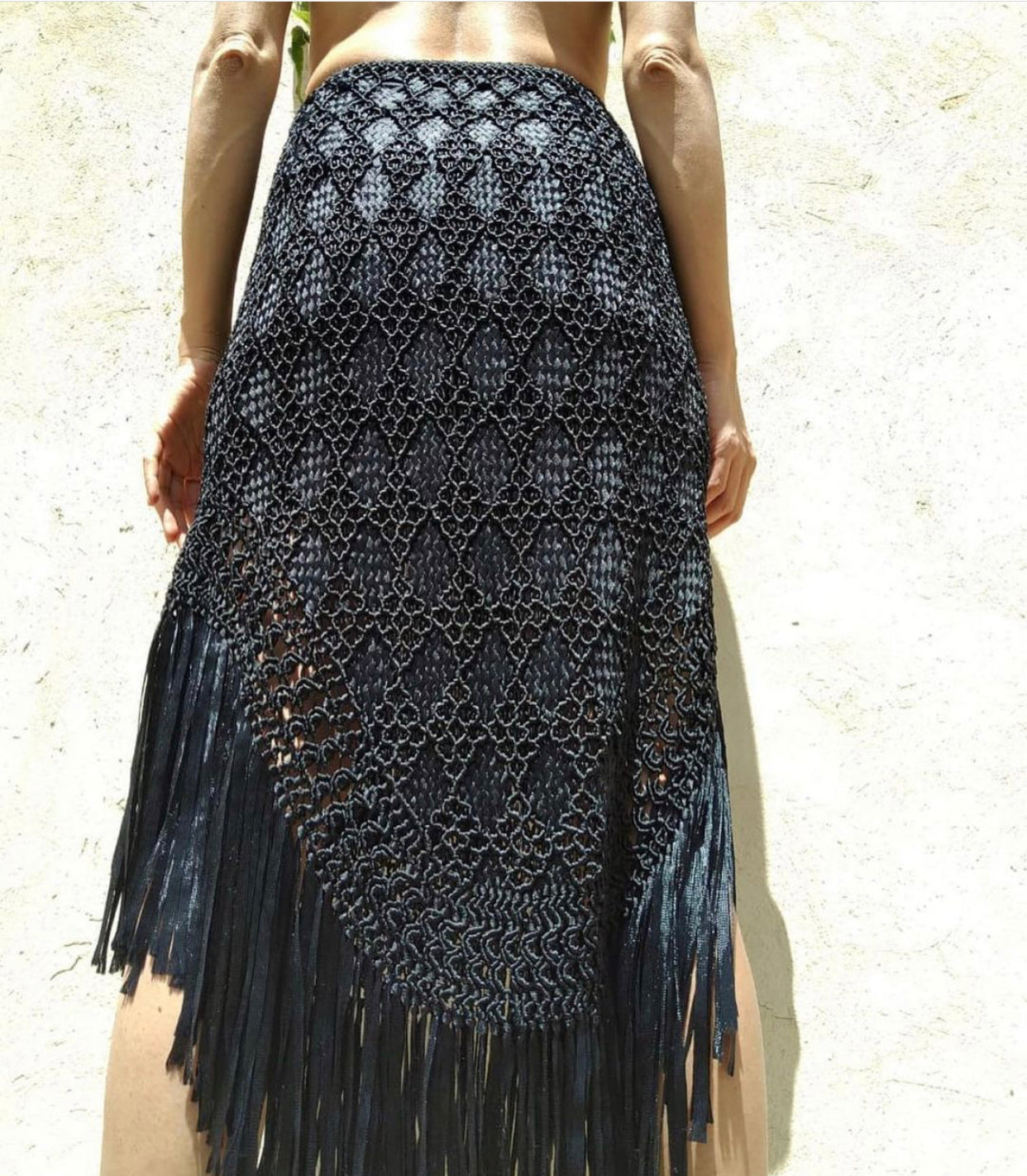 WONENA MENEK · Handmade Macrame  Skirt – V — main product shot